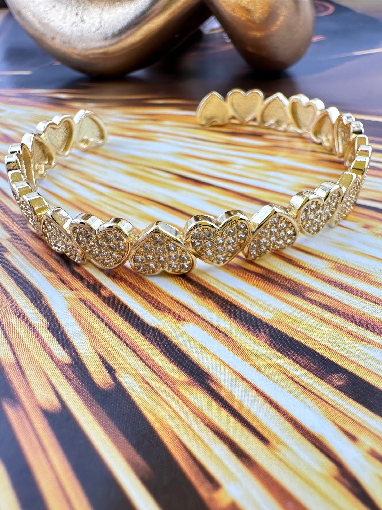 Gold Heart Bracelet