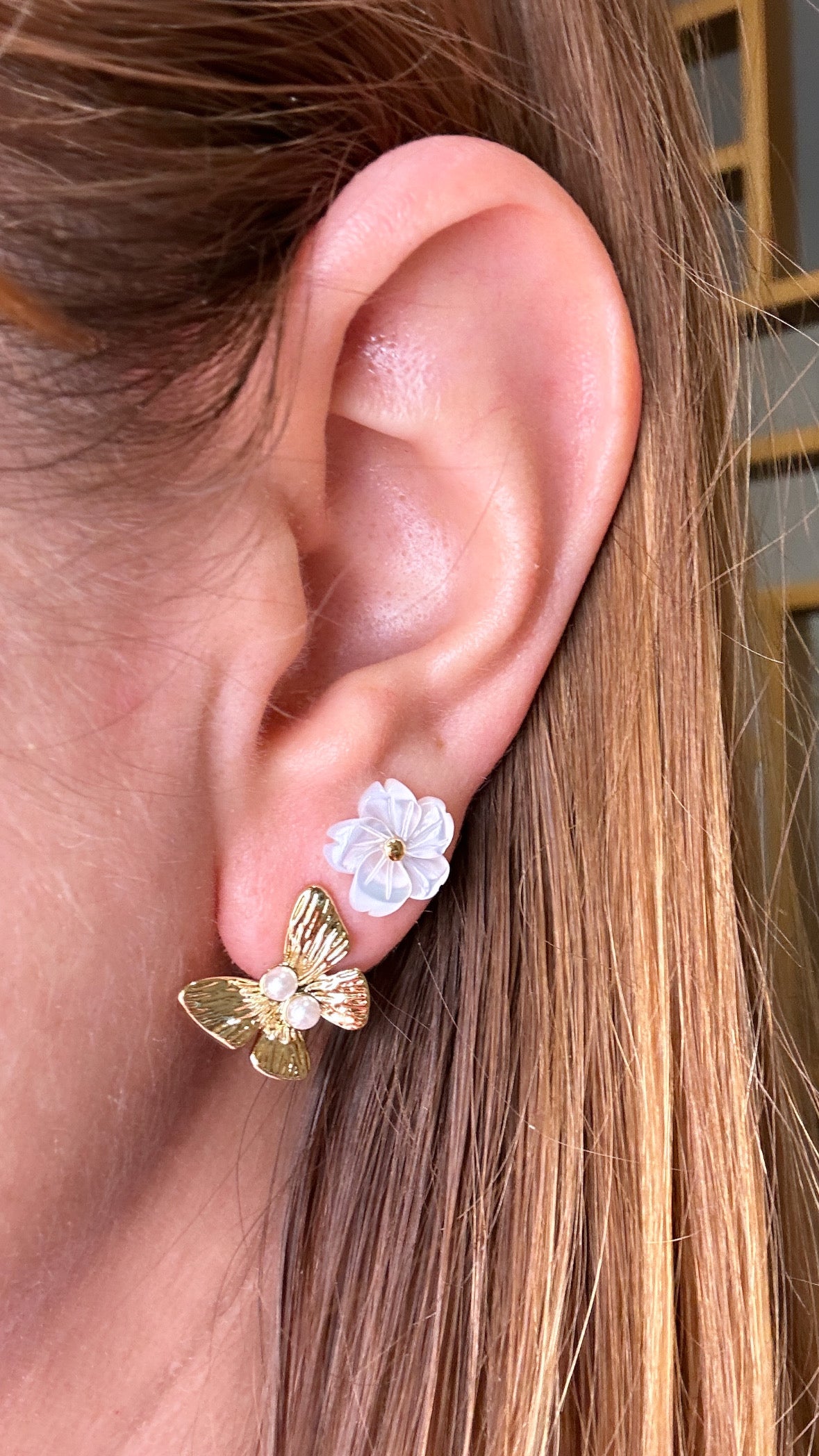 Butterfly Stud