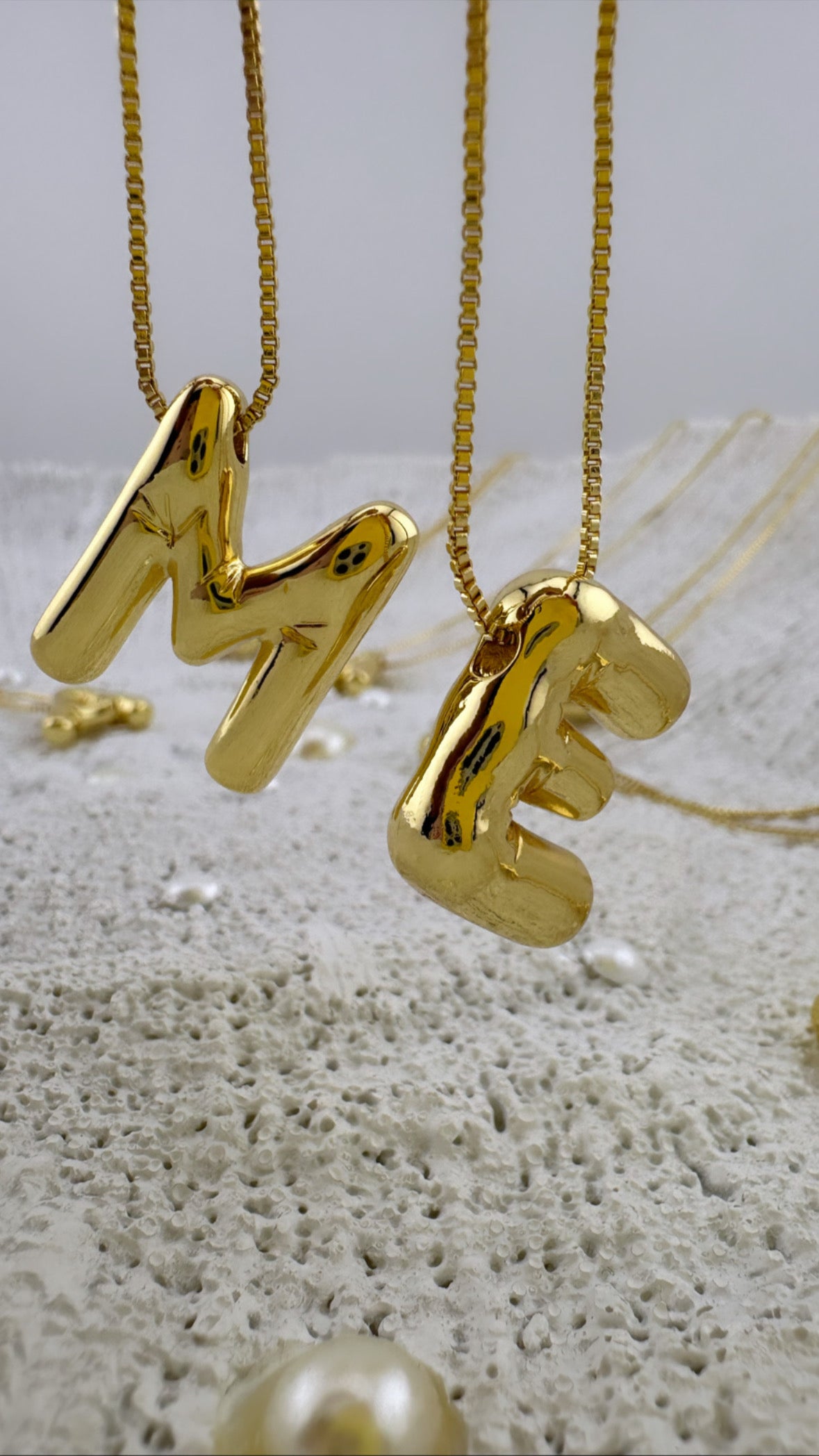 Balloon Letter Necklace