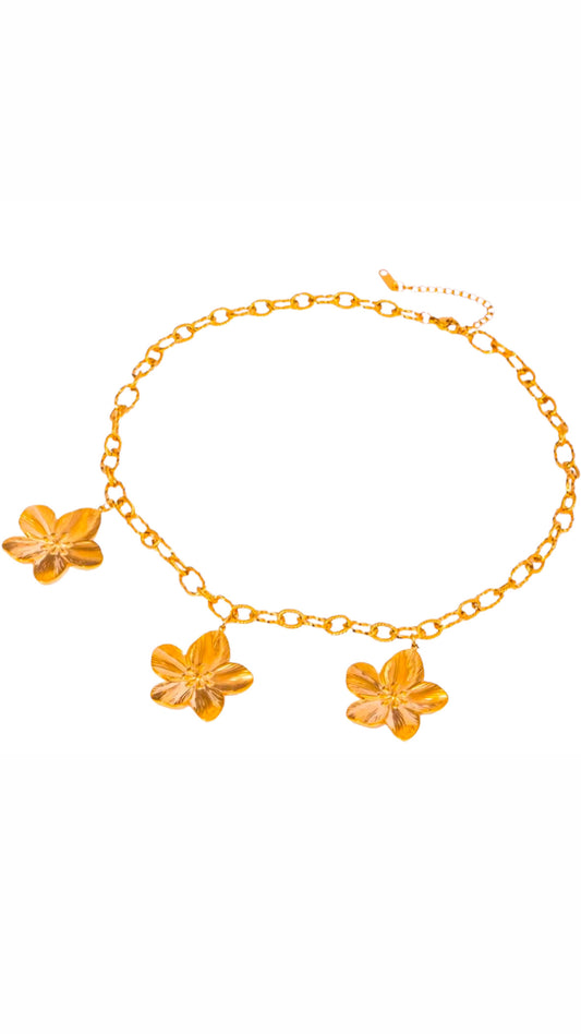 Gardenia Flowers Necklace