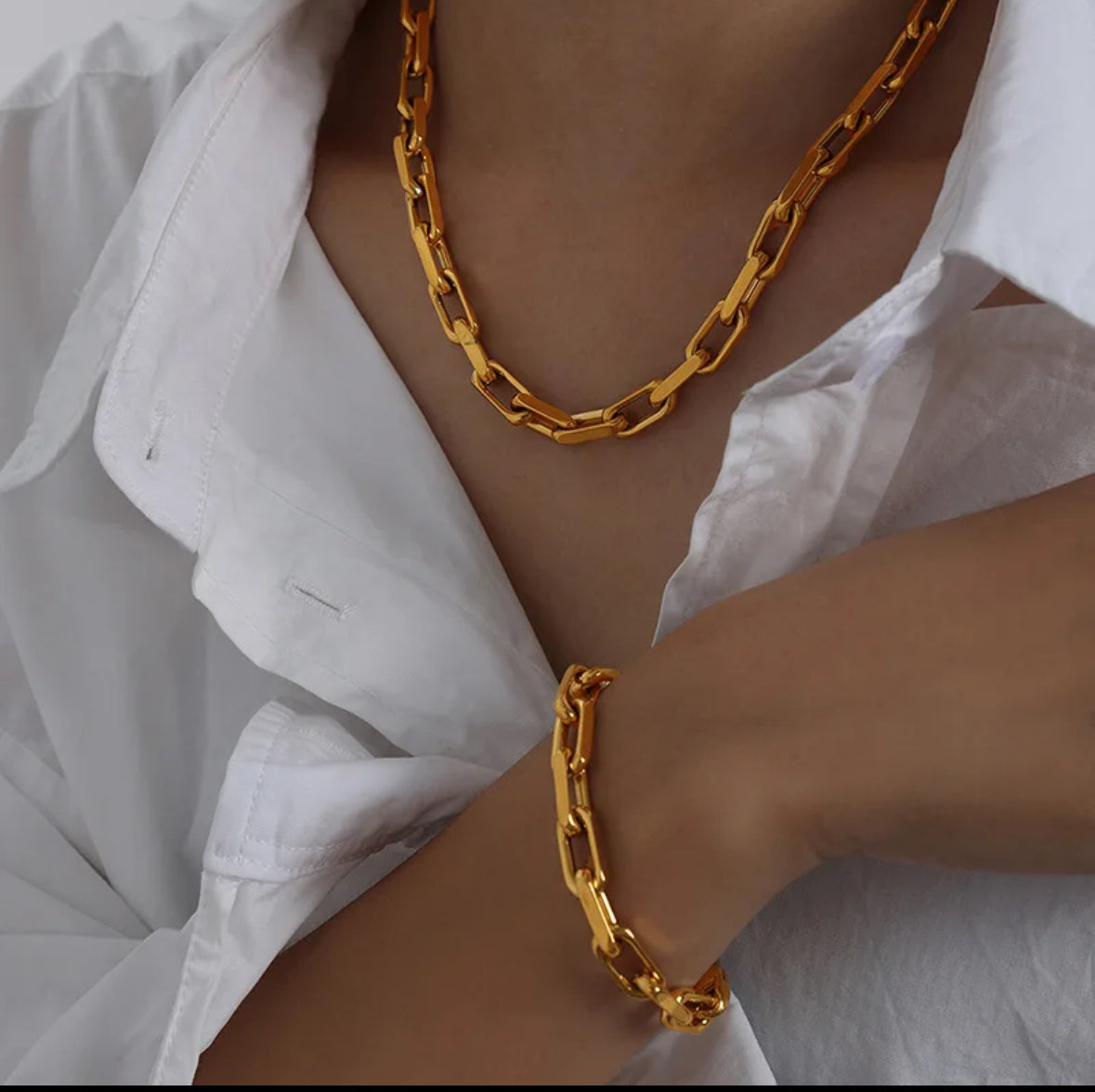 Ellie Bracelet and Necklace Set