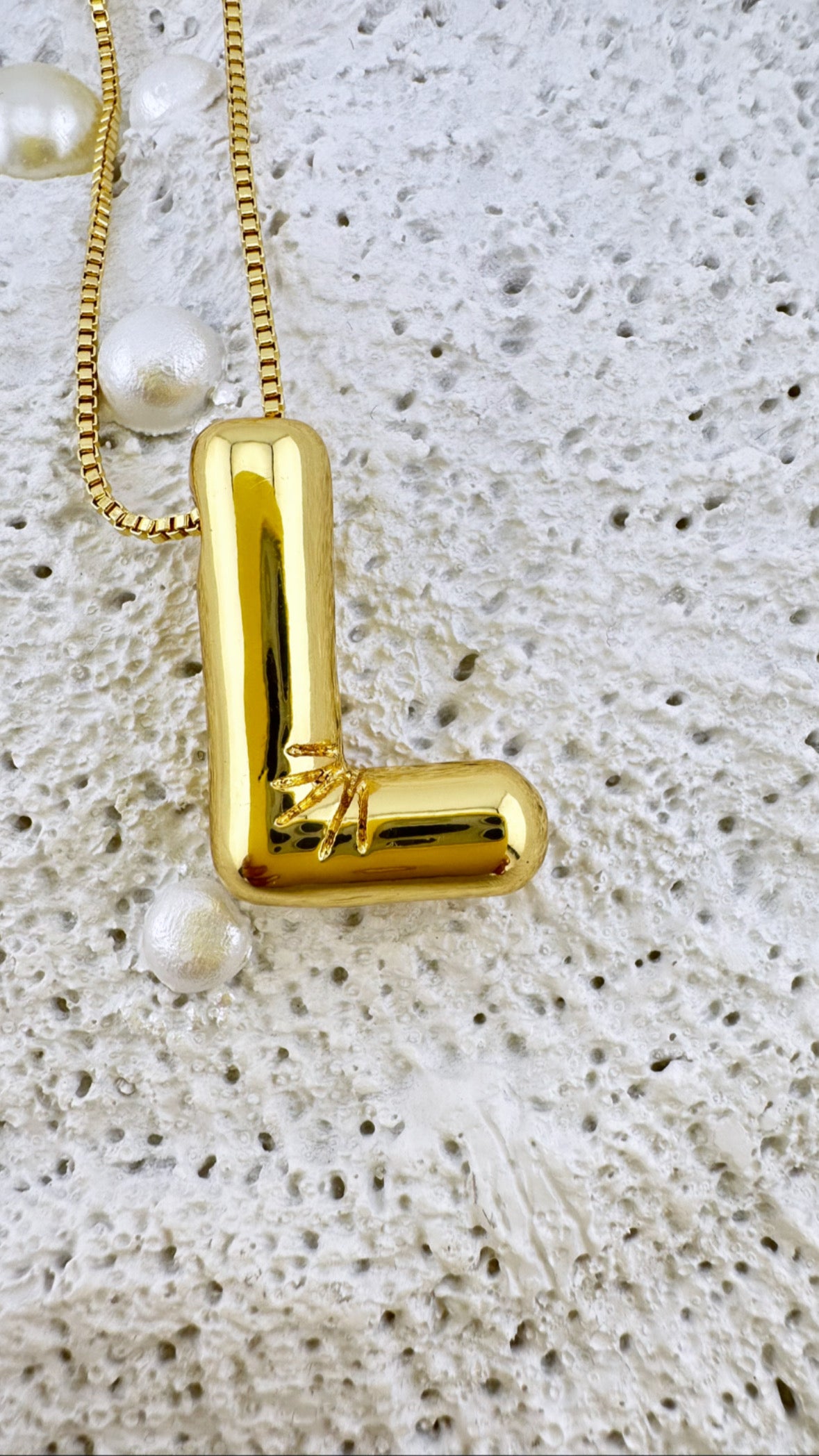 Balloon Letter Necklace
