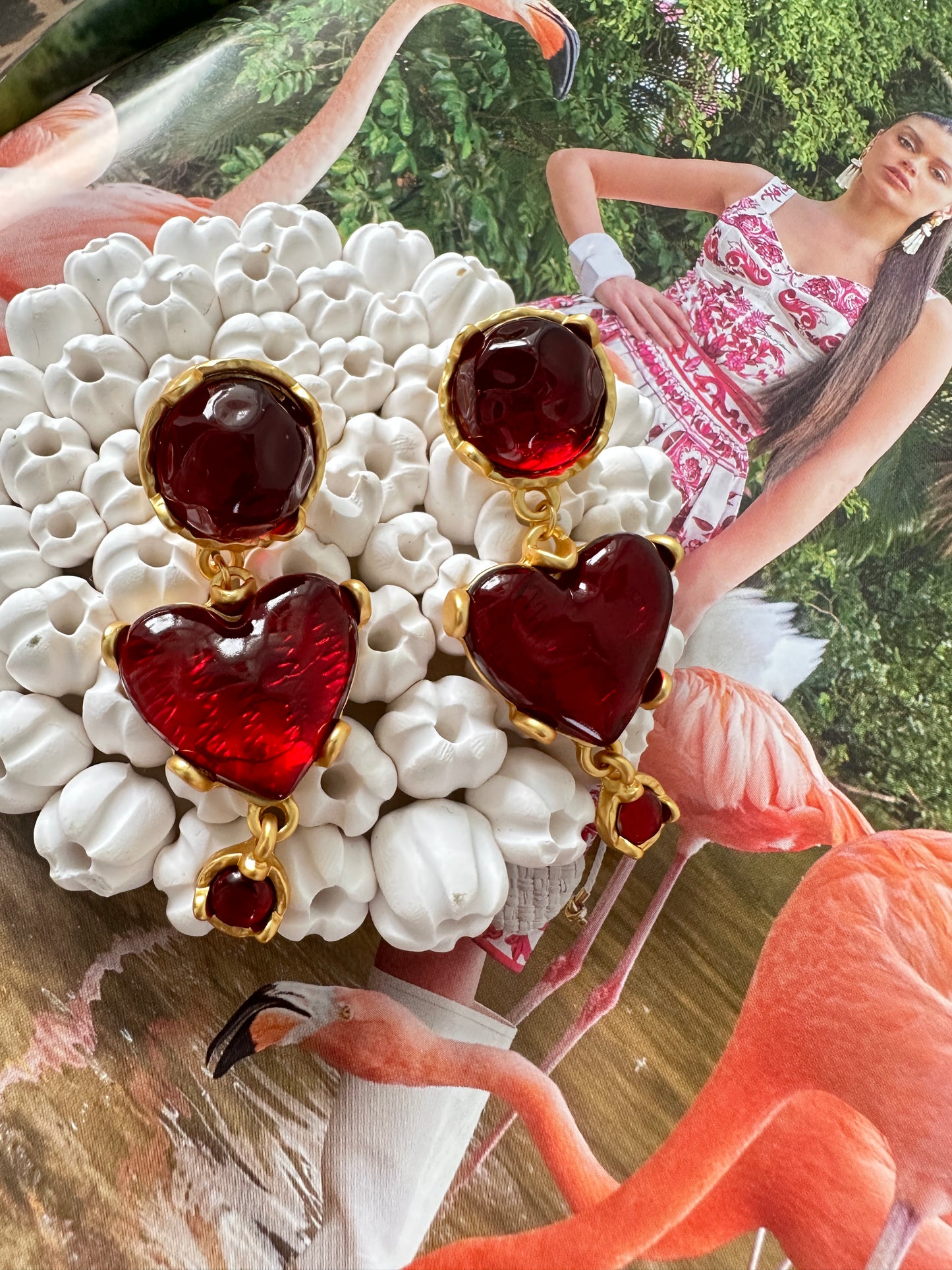 Elizabeth Heart Stud