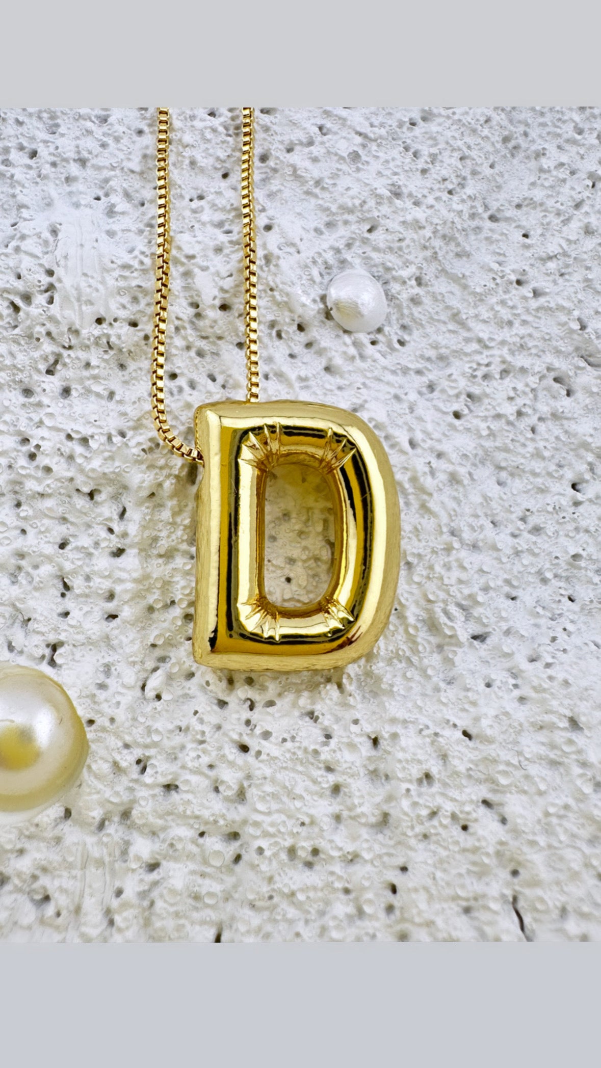 Balloon Letter Necklace