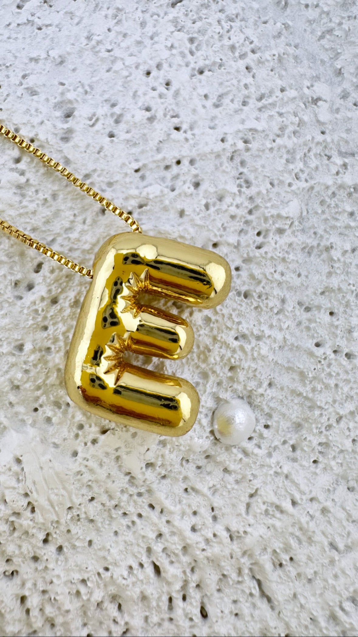 Balloon Letter Necklace