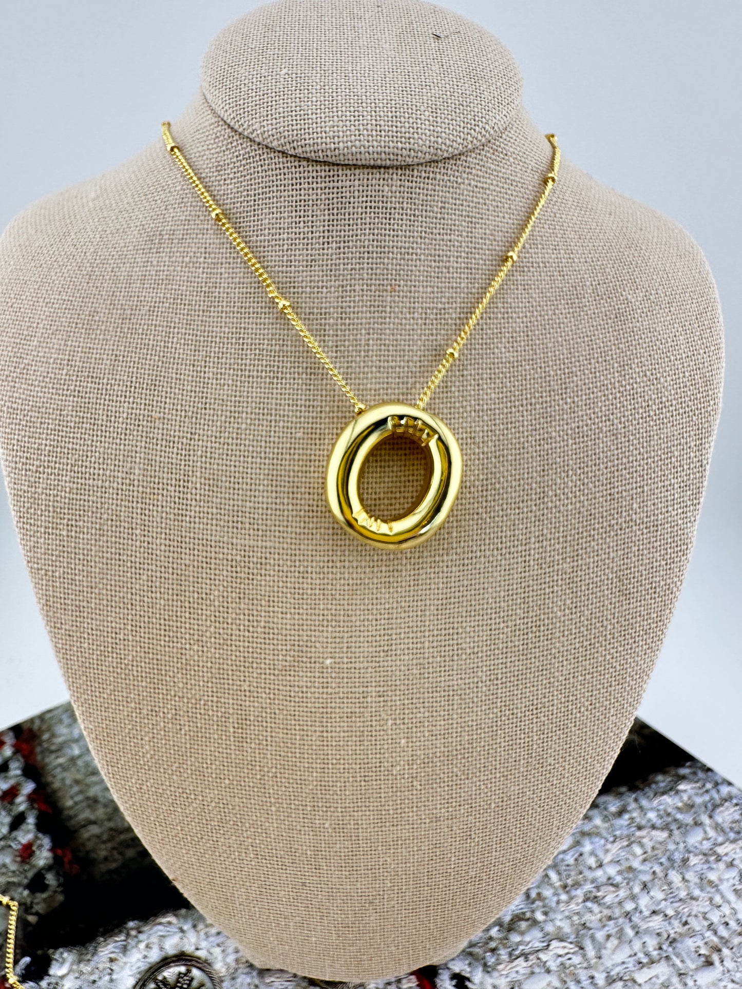 Balloon Letter Necklace