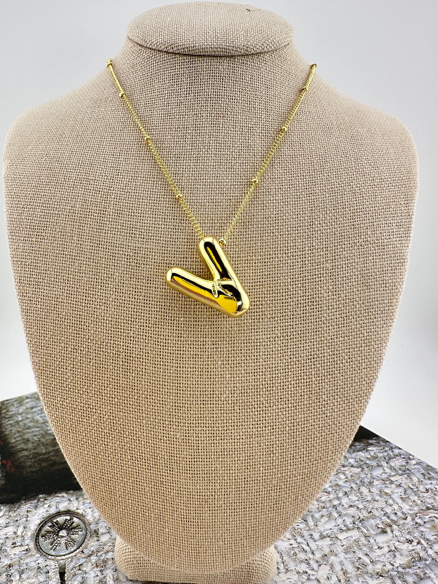 Balloon Letter Necklace
