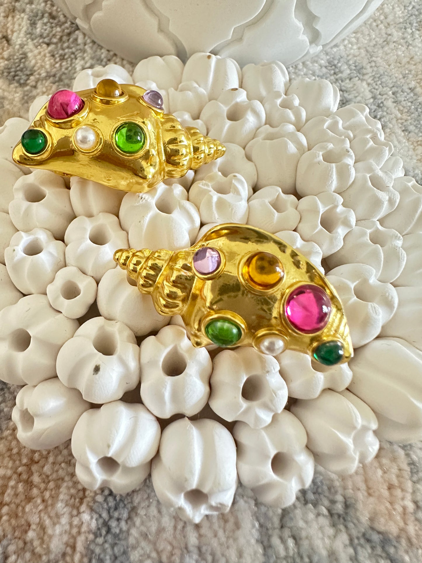 Shell Stud Earrings