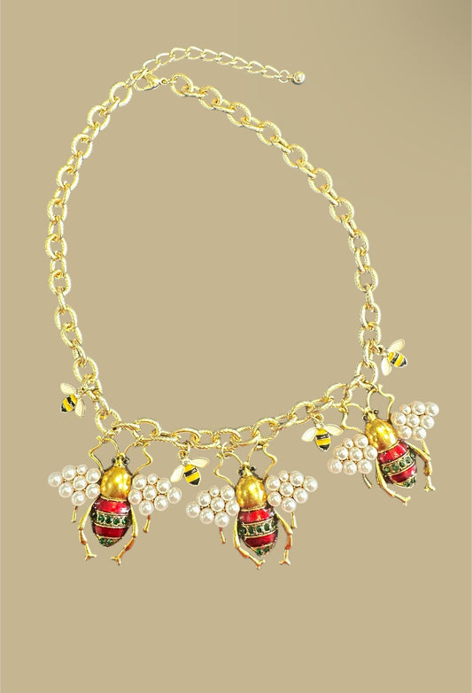 Bumblebees Necklace