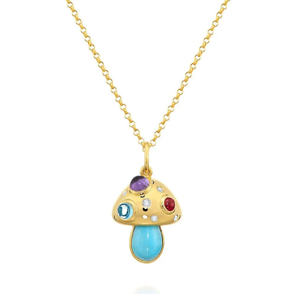 Mushroom Necklace
