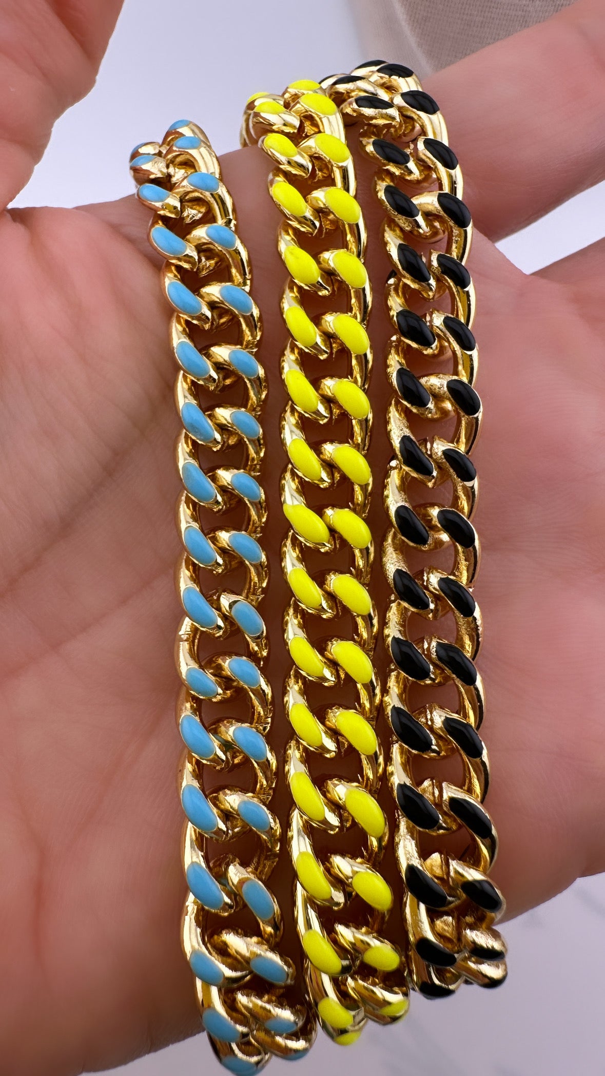Cuban Link Bracelets Bundle