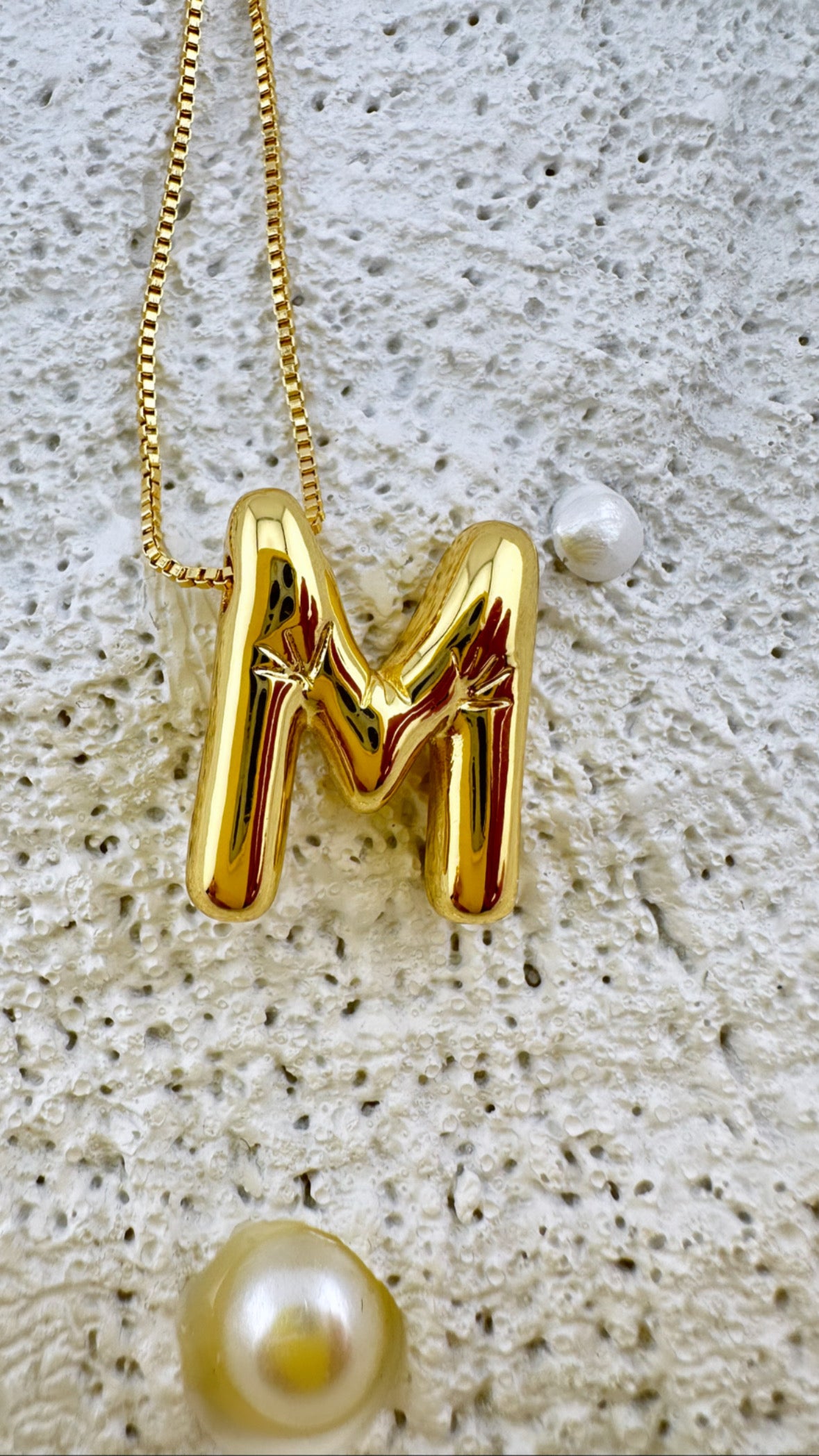 Balloon Letter Necklace