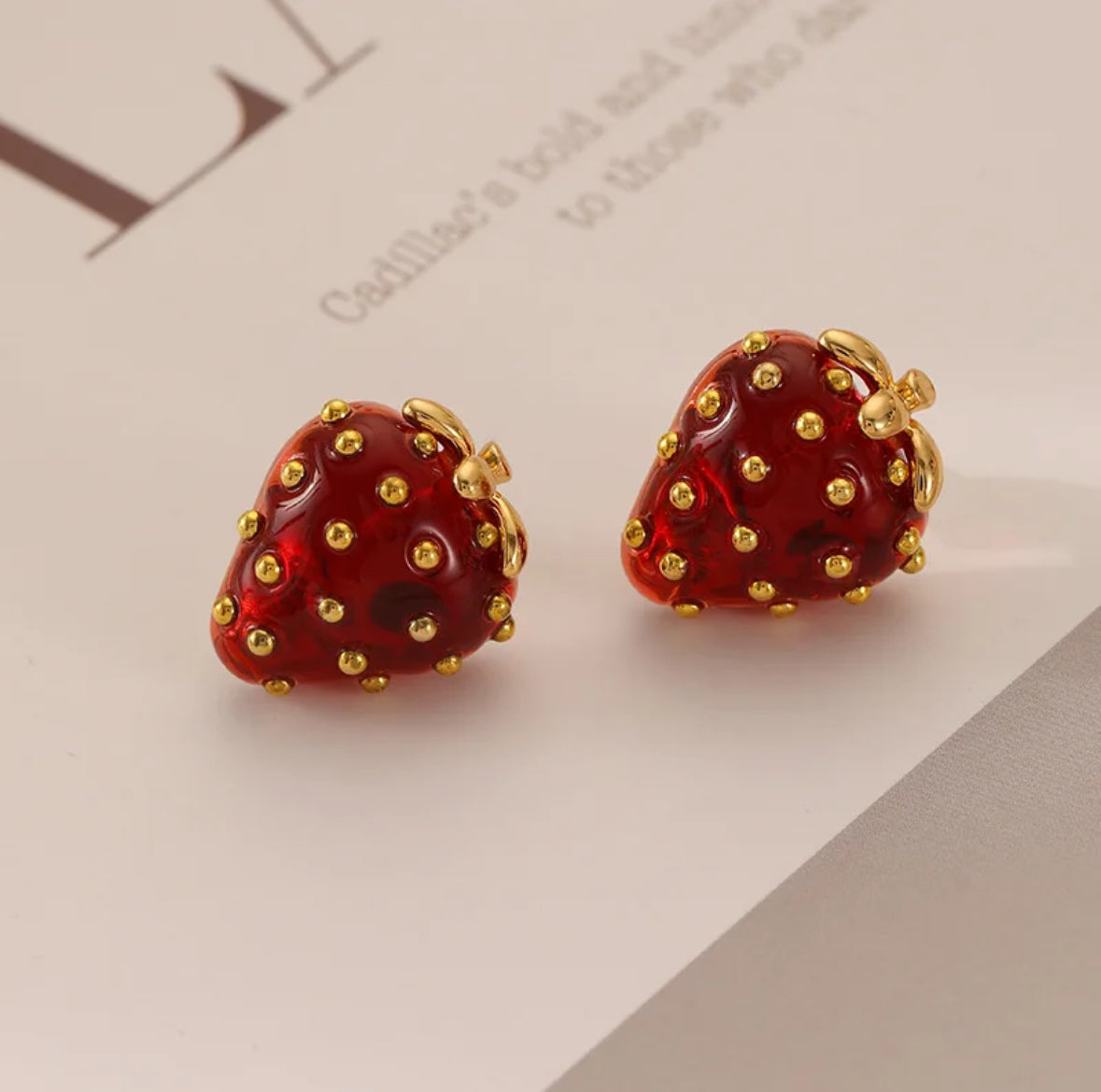 Strawberry Earrings