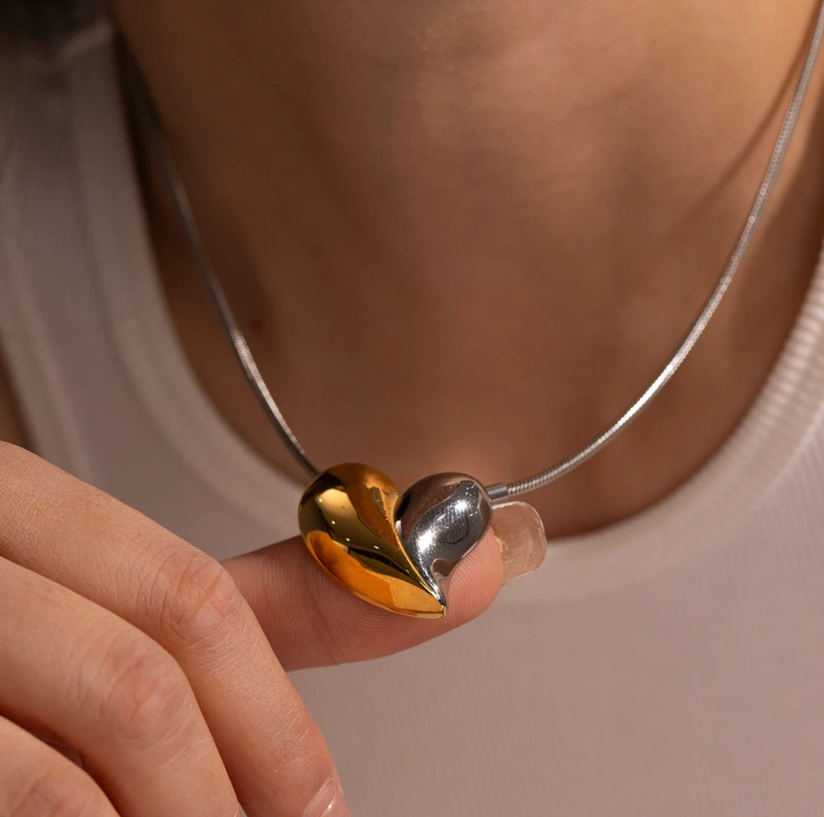 Chunky Heart Necklace