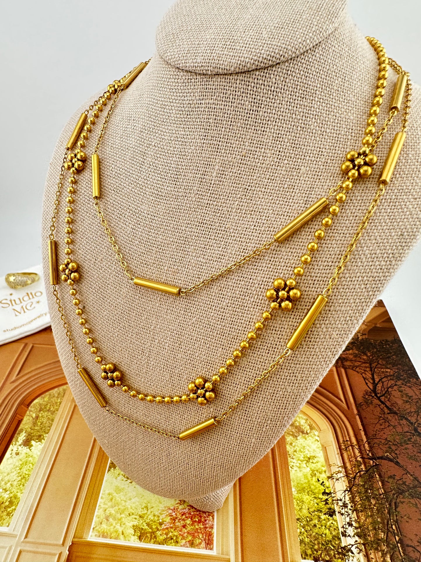 Gold Bars Choker