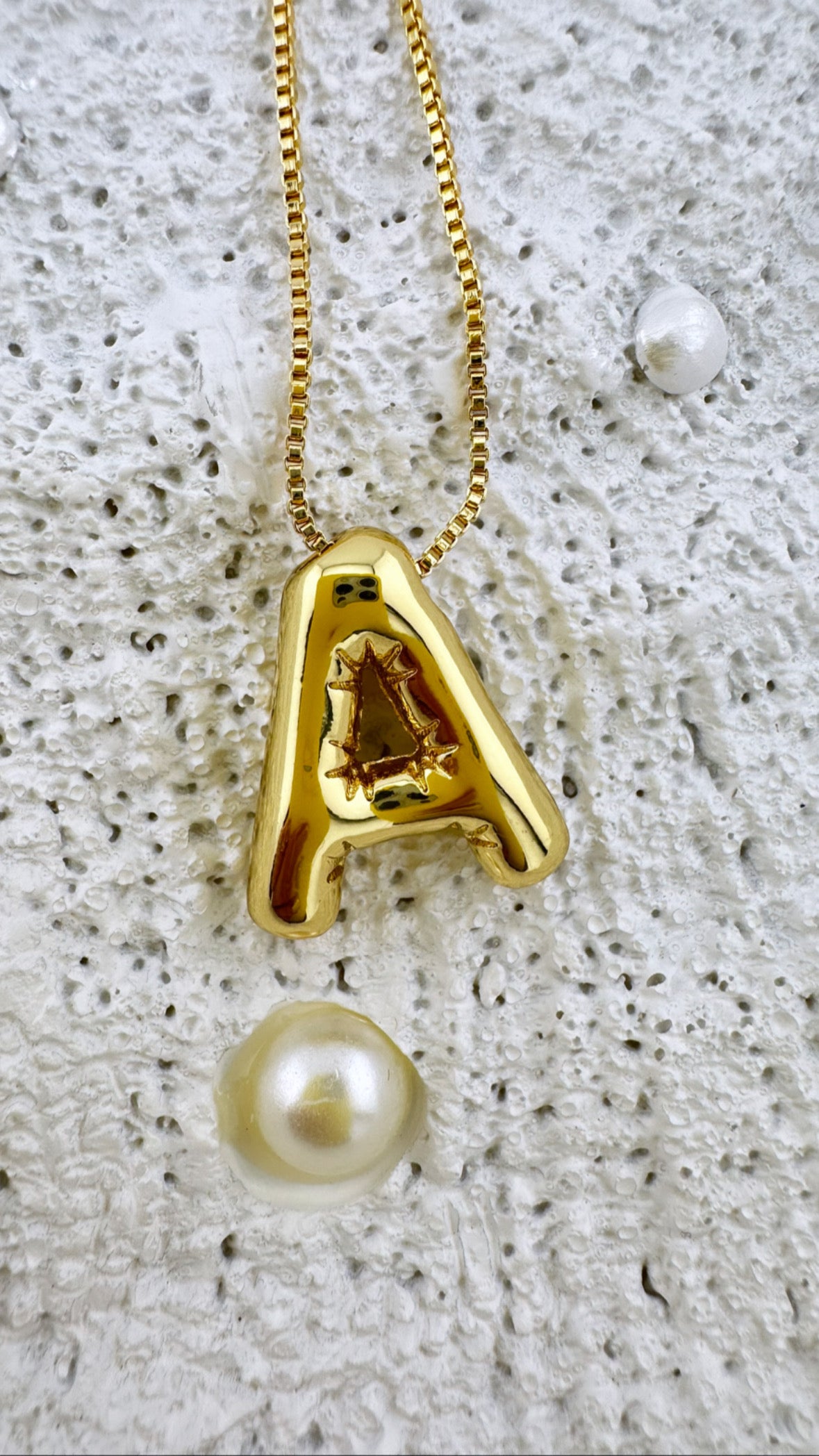 Balloon Letter Necklace