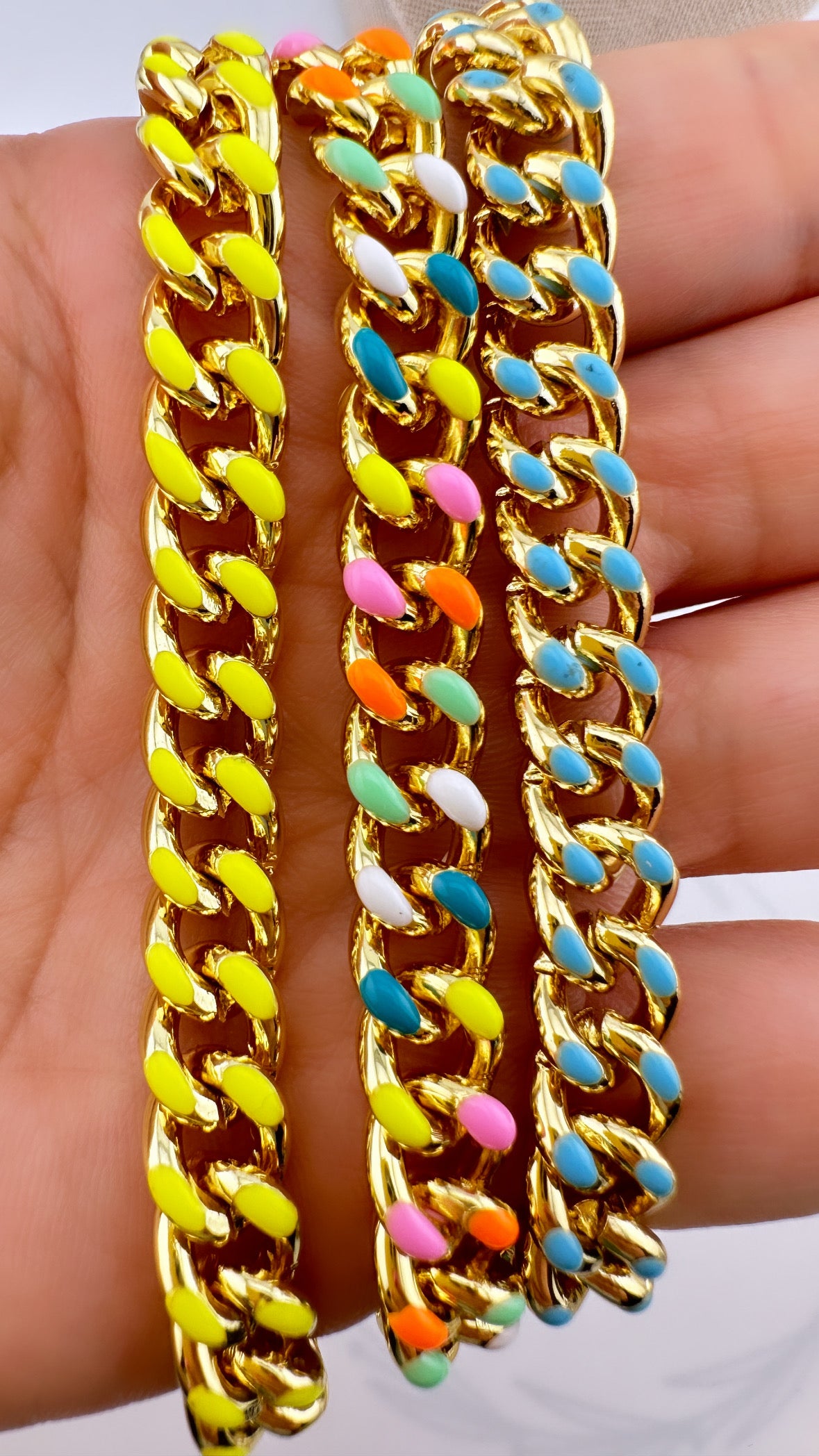 Cuban Link Bracelets Bundle