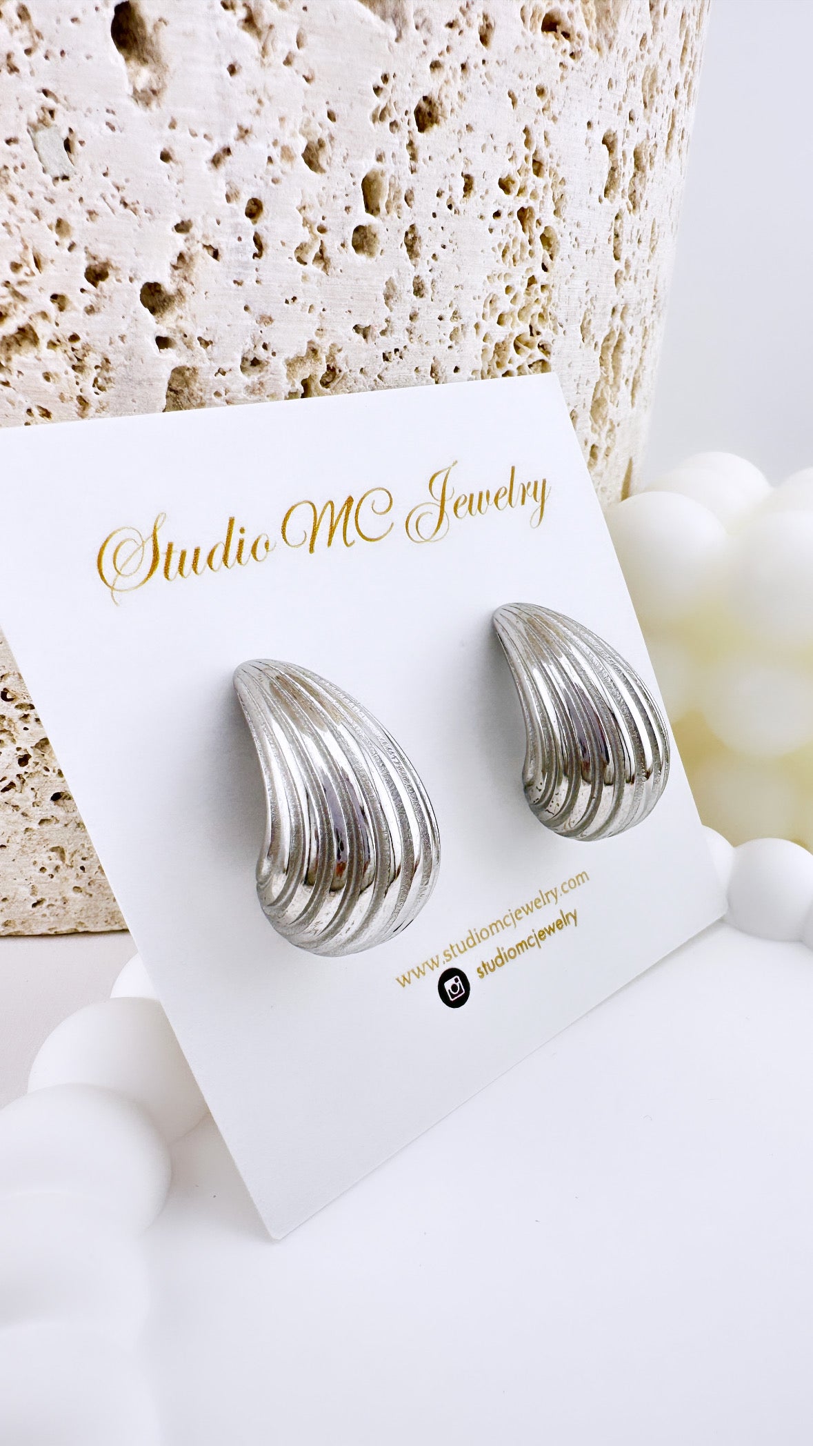 Sea Shell Bottega Earrings