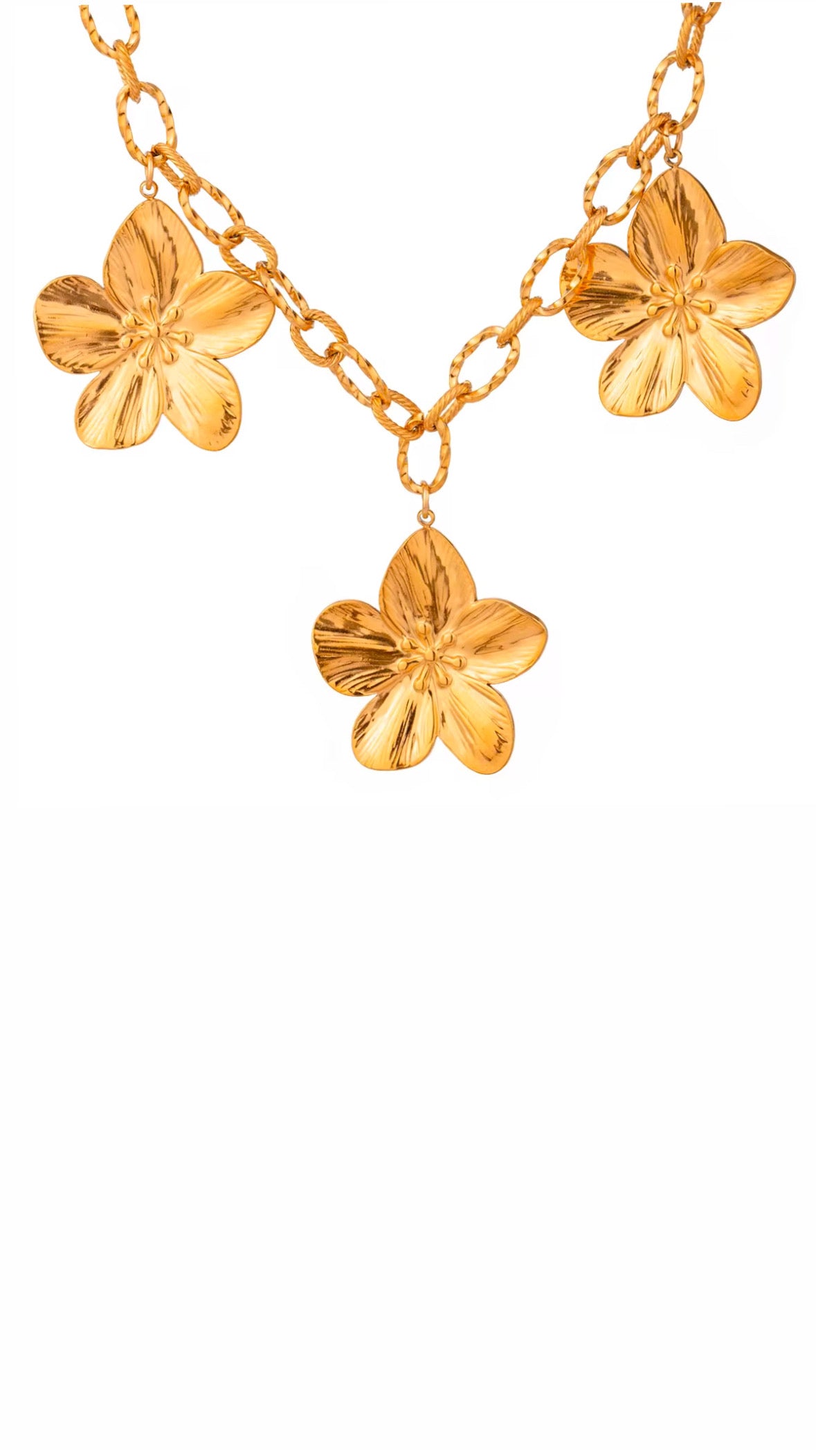 Gardenia Flowers Necklace