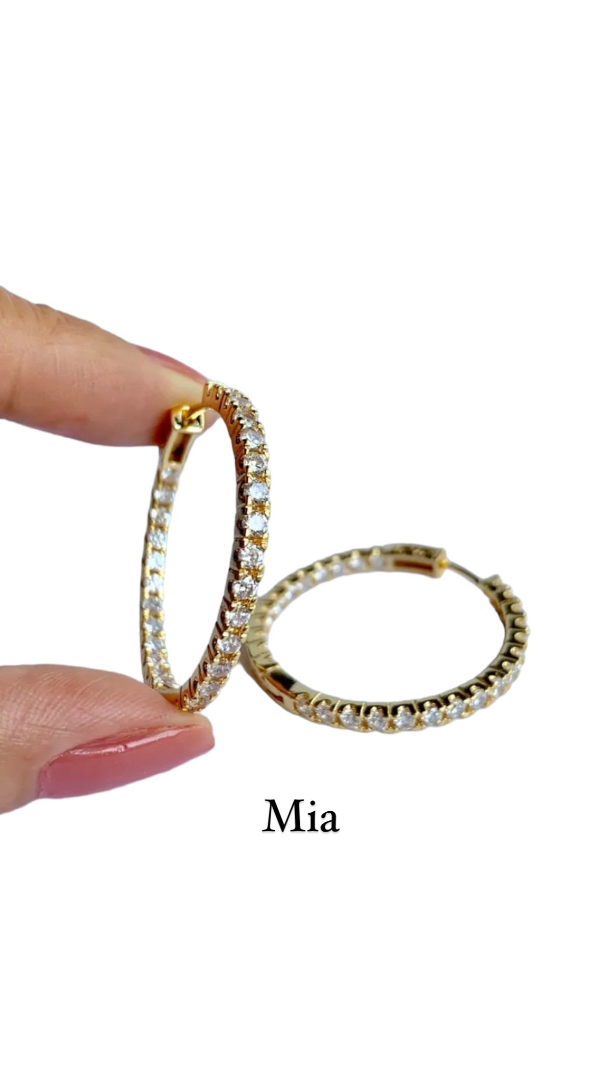 Zirconia Hoops