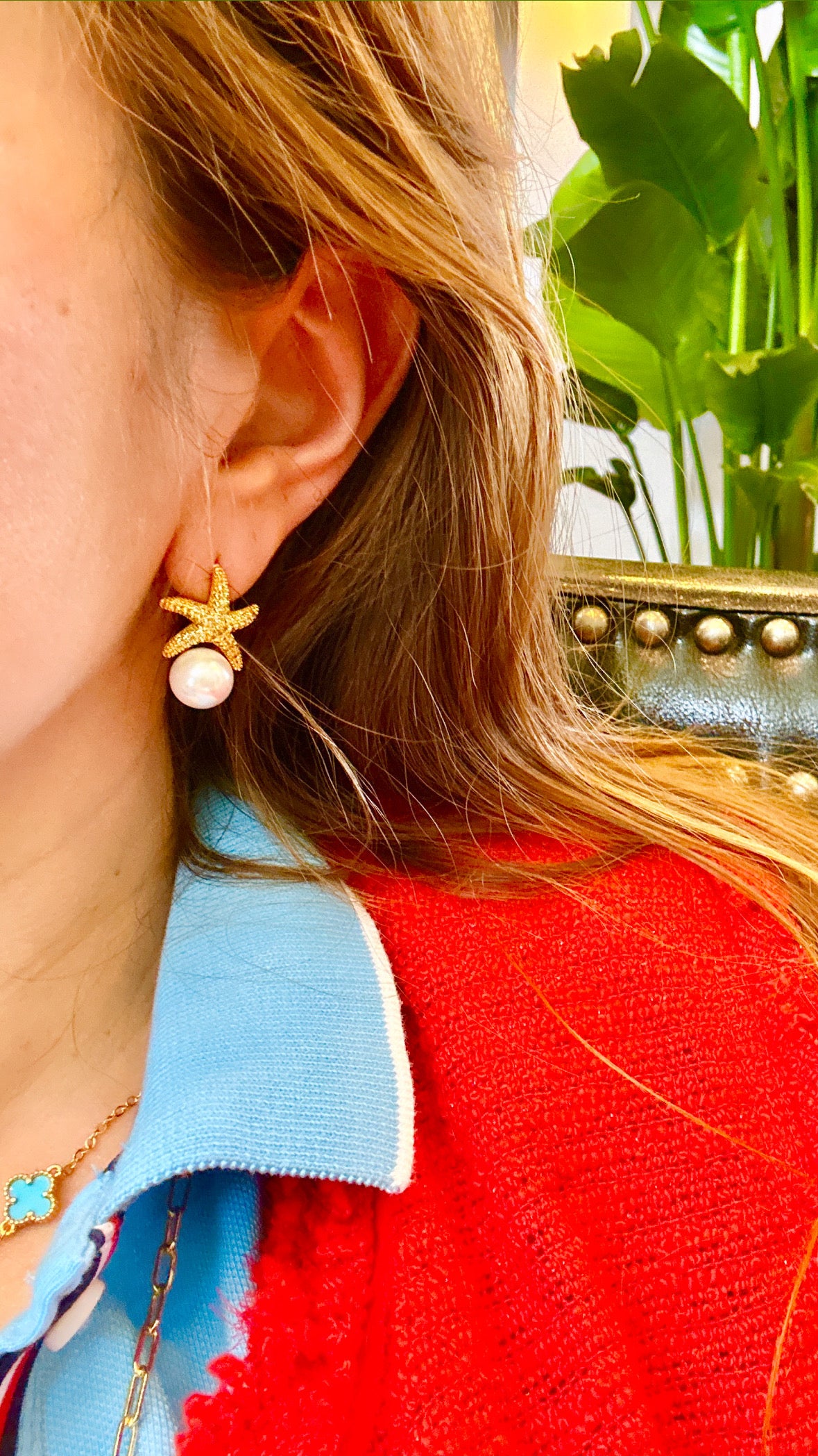 Starfish Stud Earrings