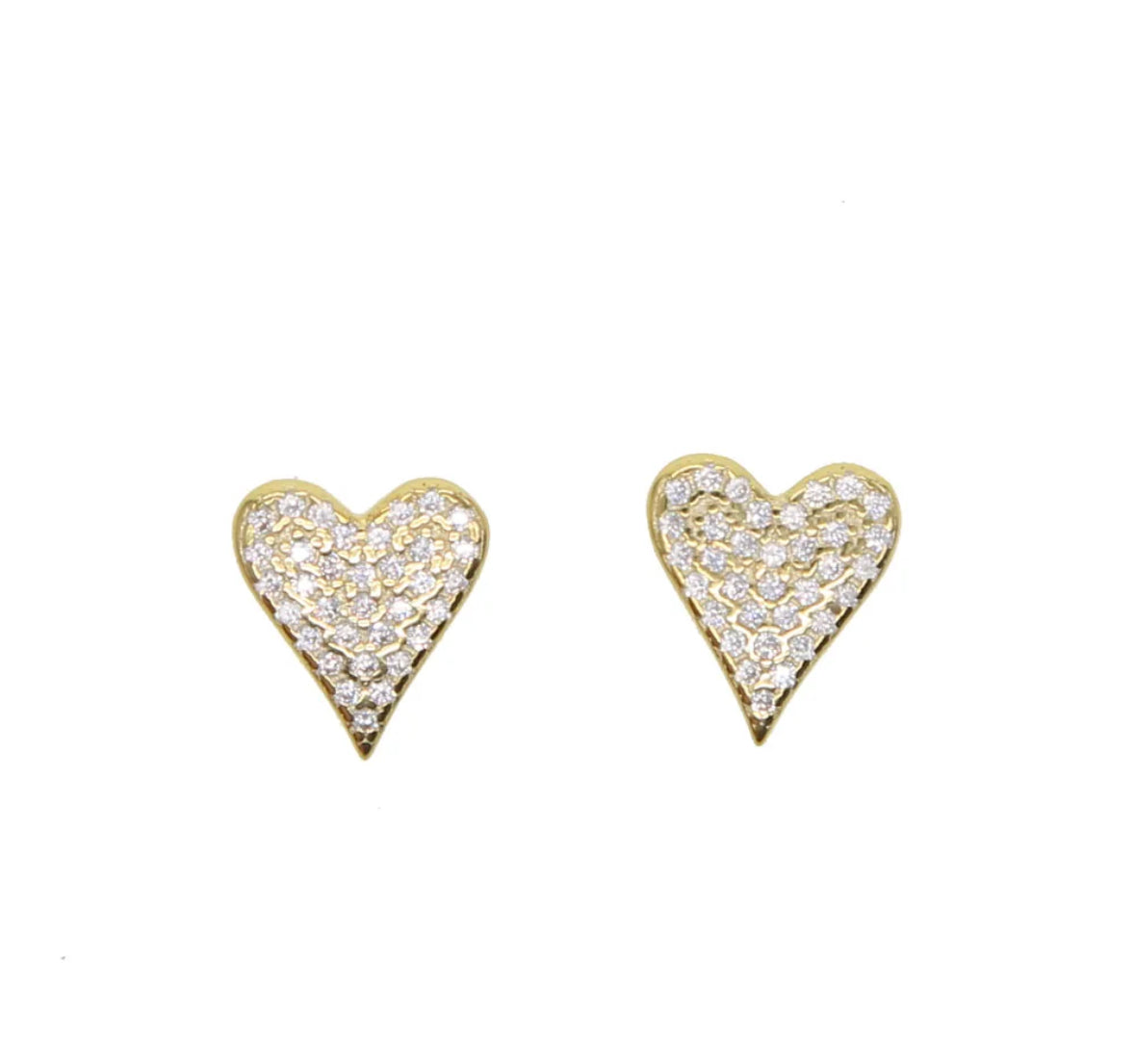 Mia Heart Studs
