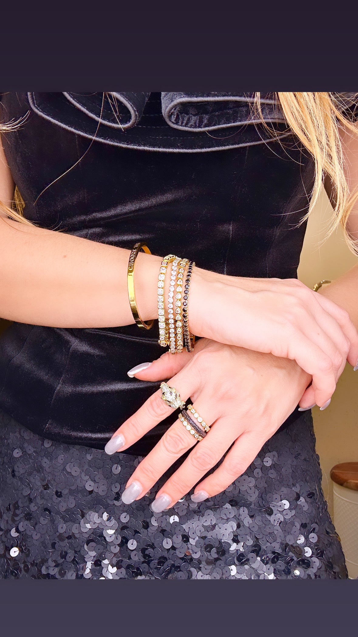 Tennis Inlay Bracelet