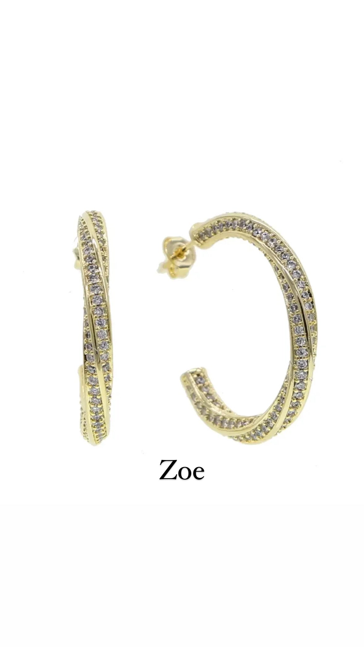 Zirconia Hoops