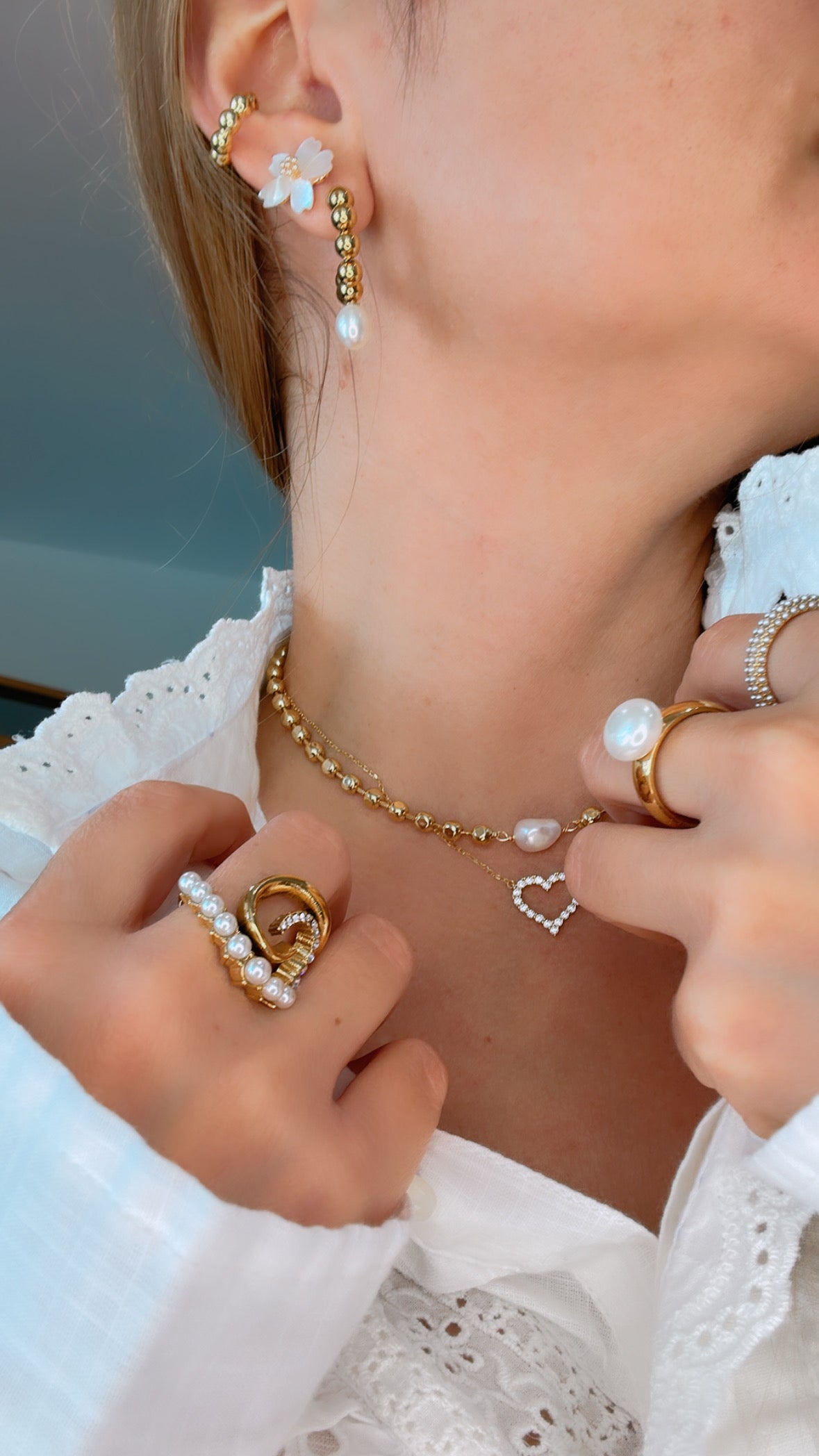 Bella Pearl Ring