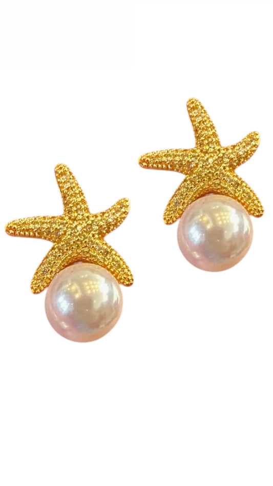 Starfish Stud Earrings