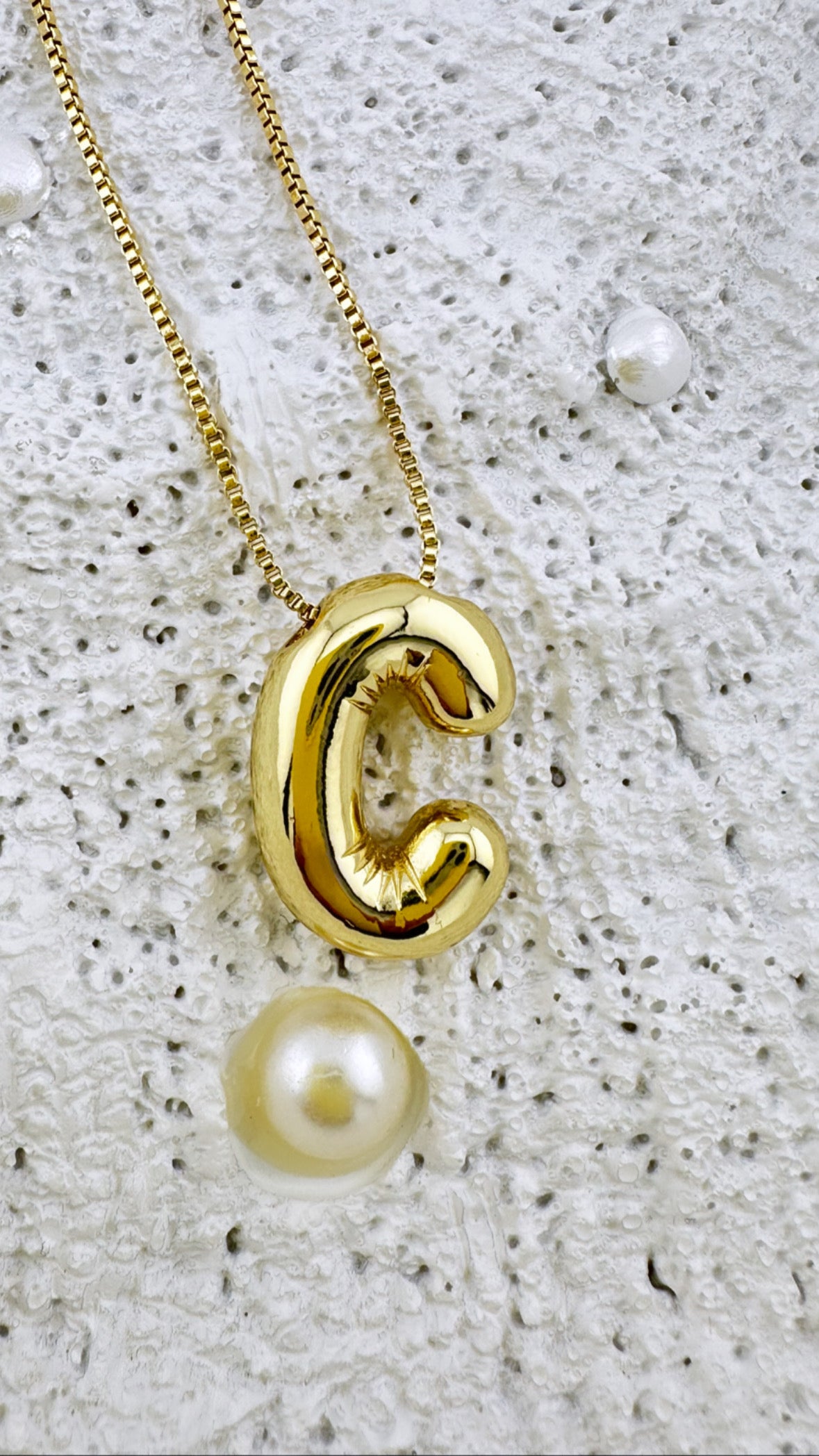 Balloon Letter Necklace
