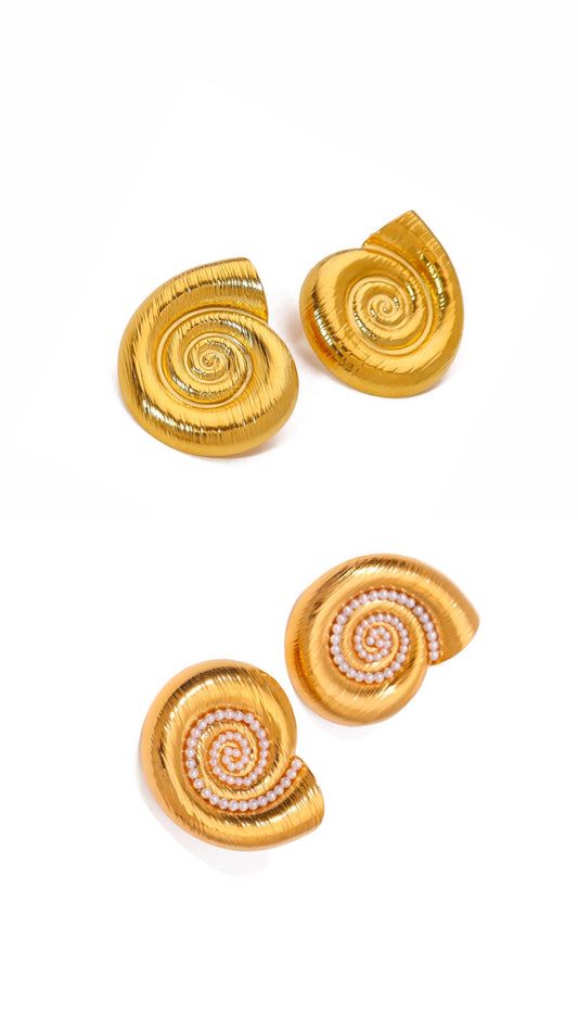 Snail Conch Earrings