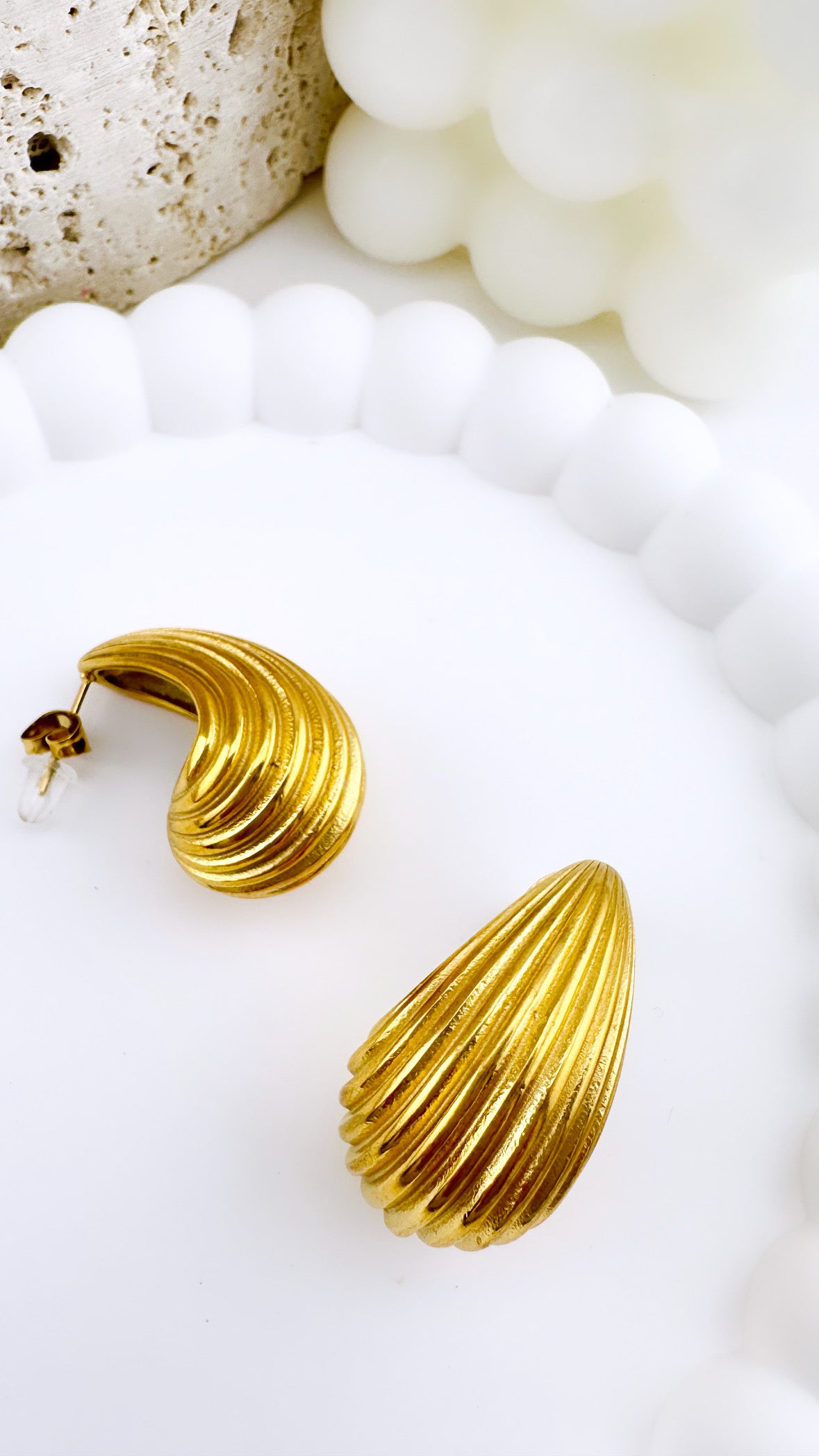 Sea Shell Bottega Earrings