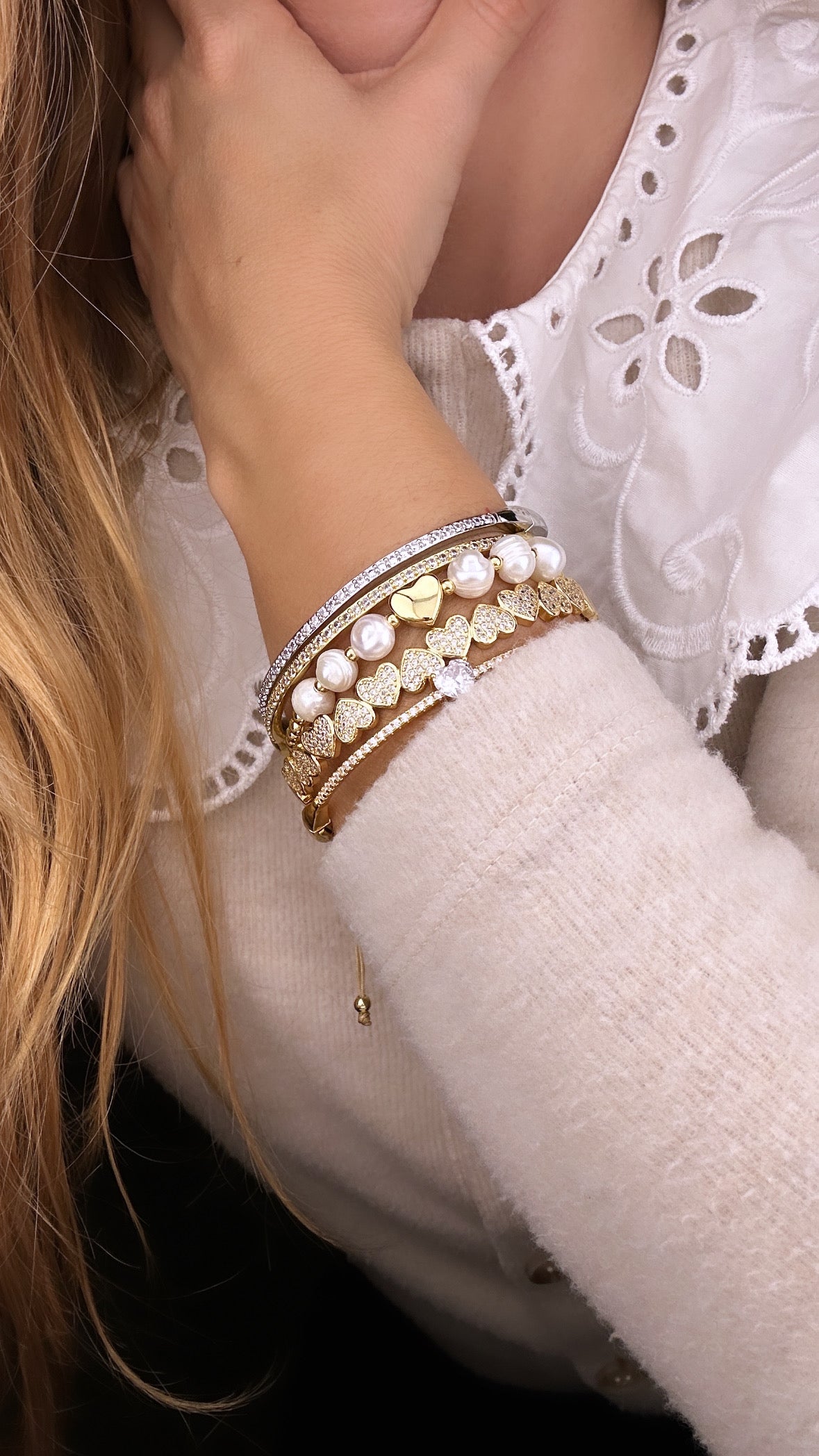 Gold Heart Bracelet