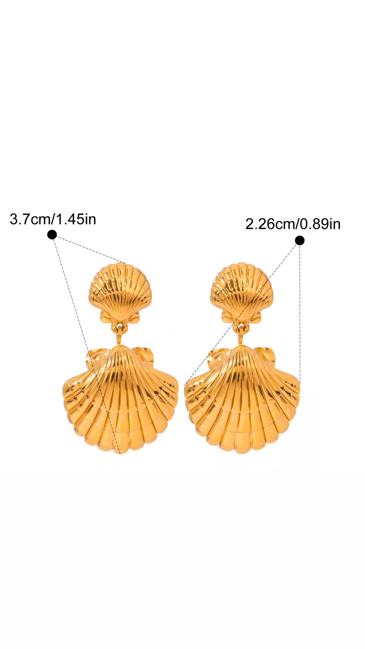 Margarita’s Seashell Earrings
