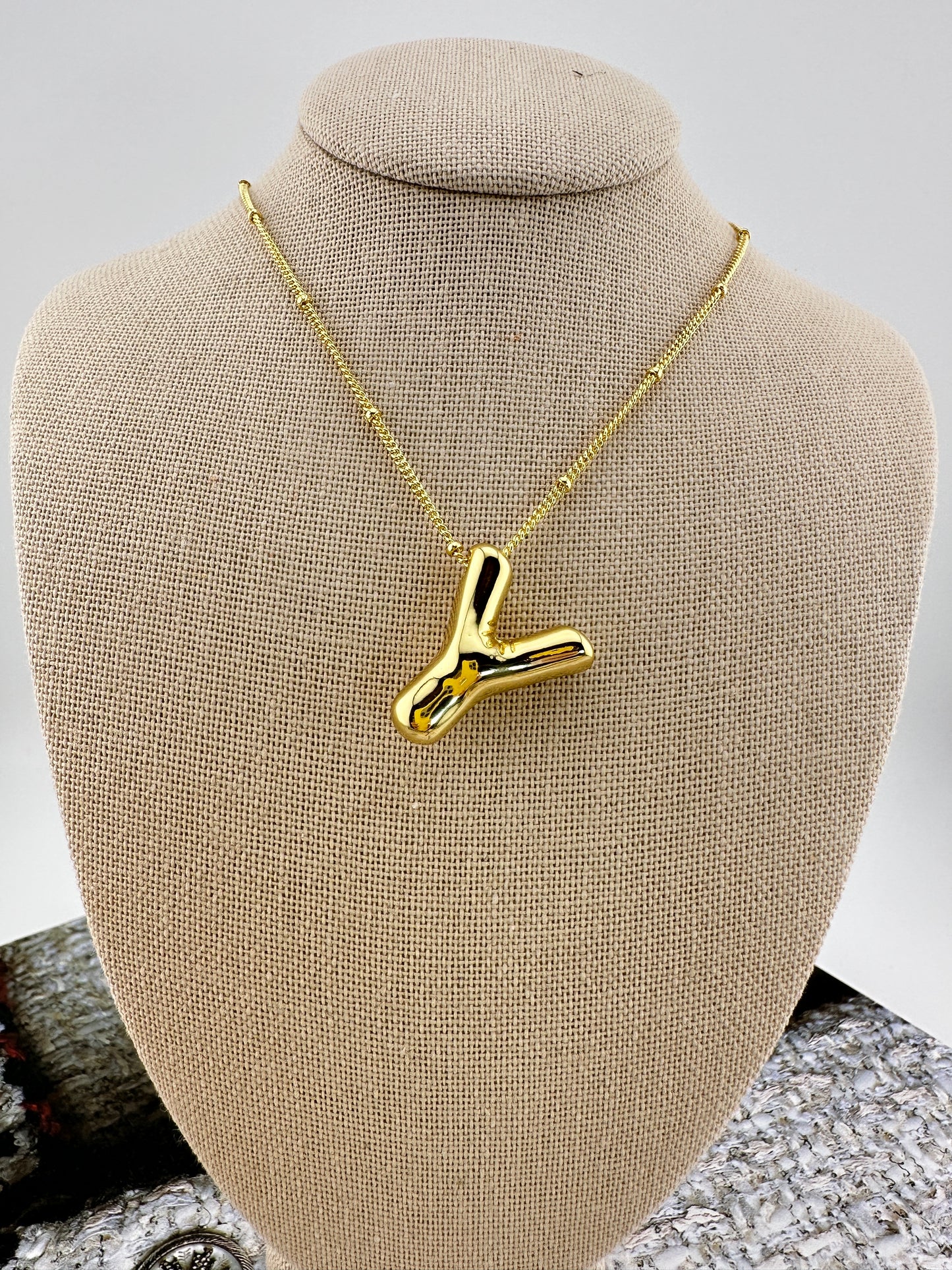 Balloon Letter Necklace