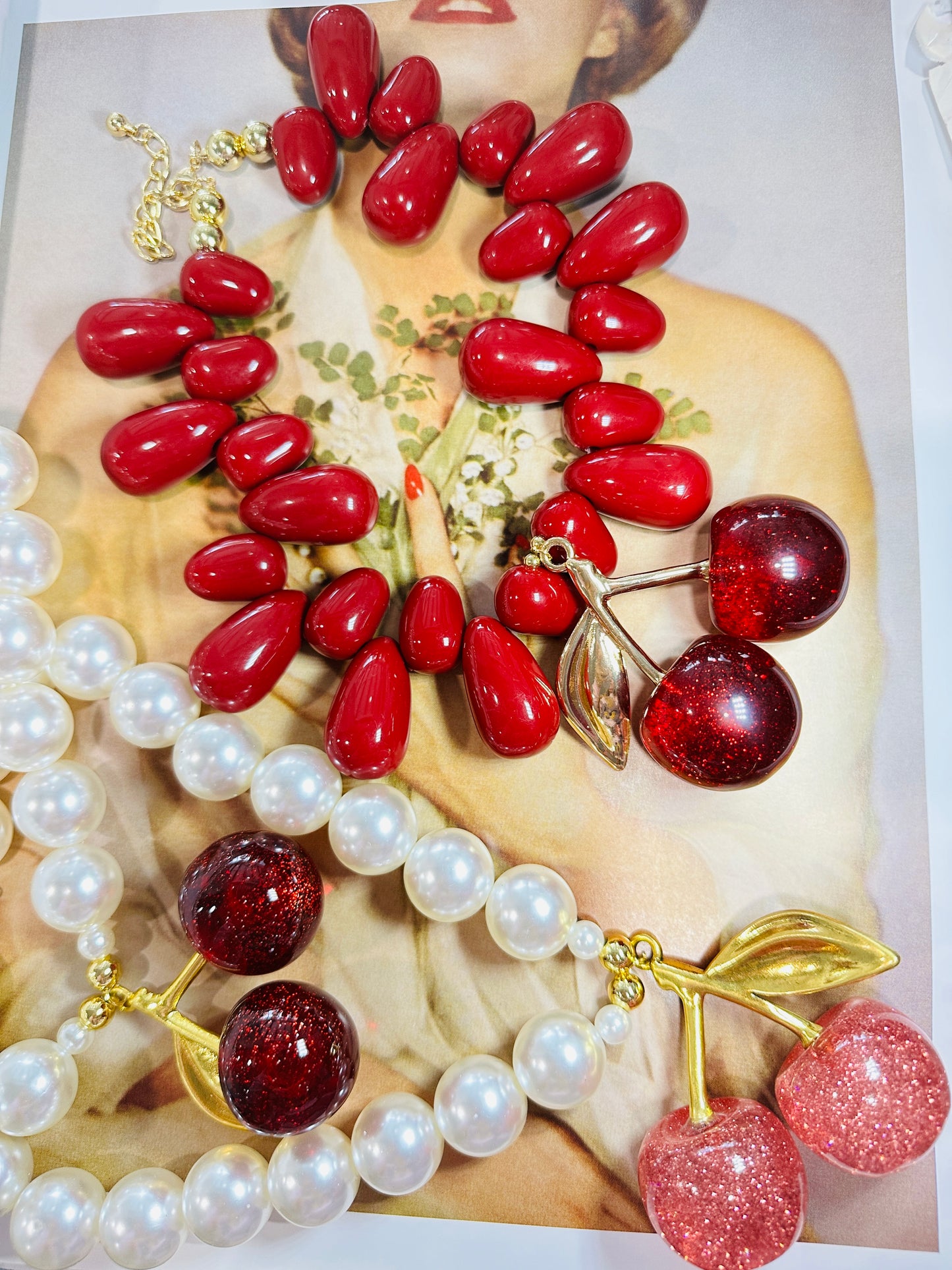 The Red Cherry Necklace