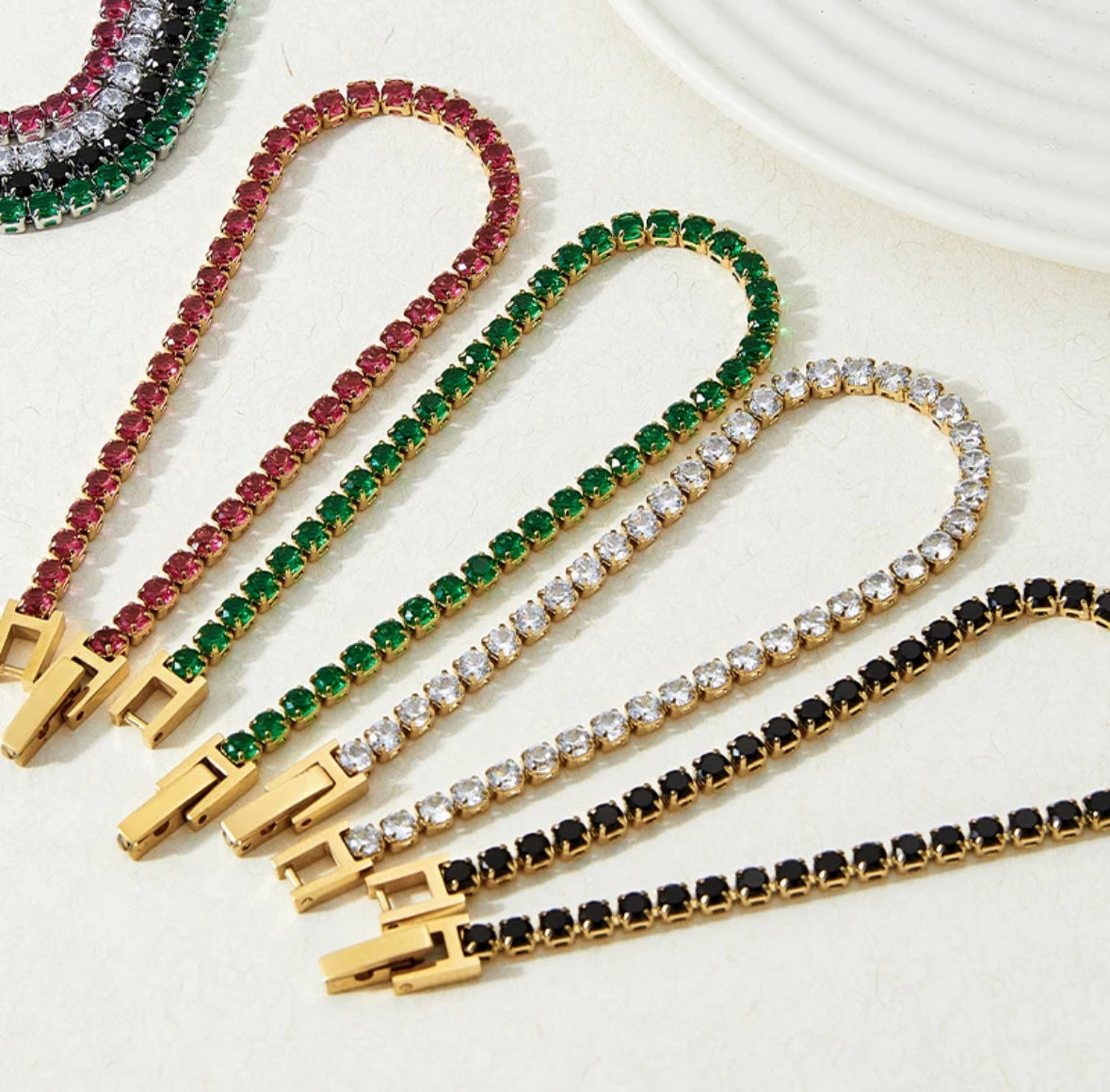 Tennis Inlay Bracelet