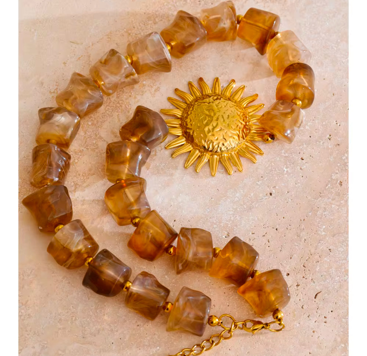 Sunflower Necklace