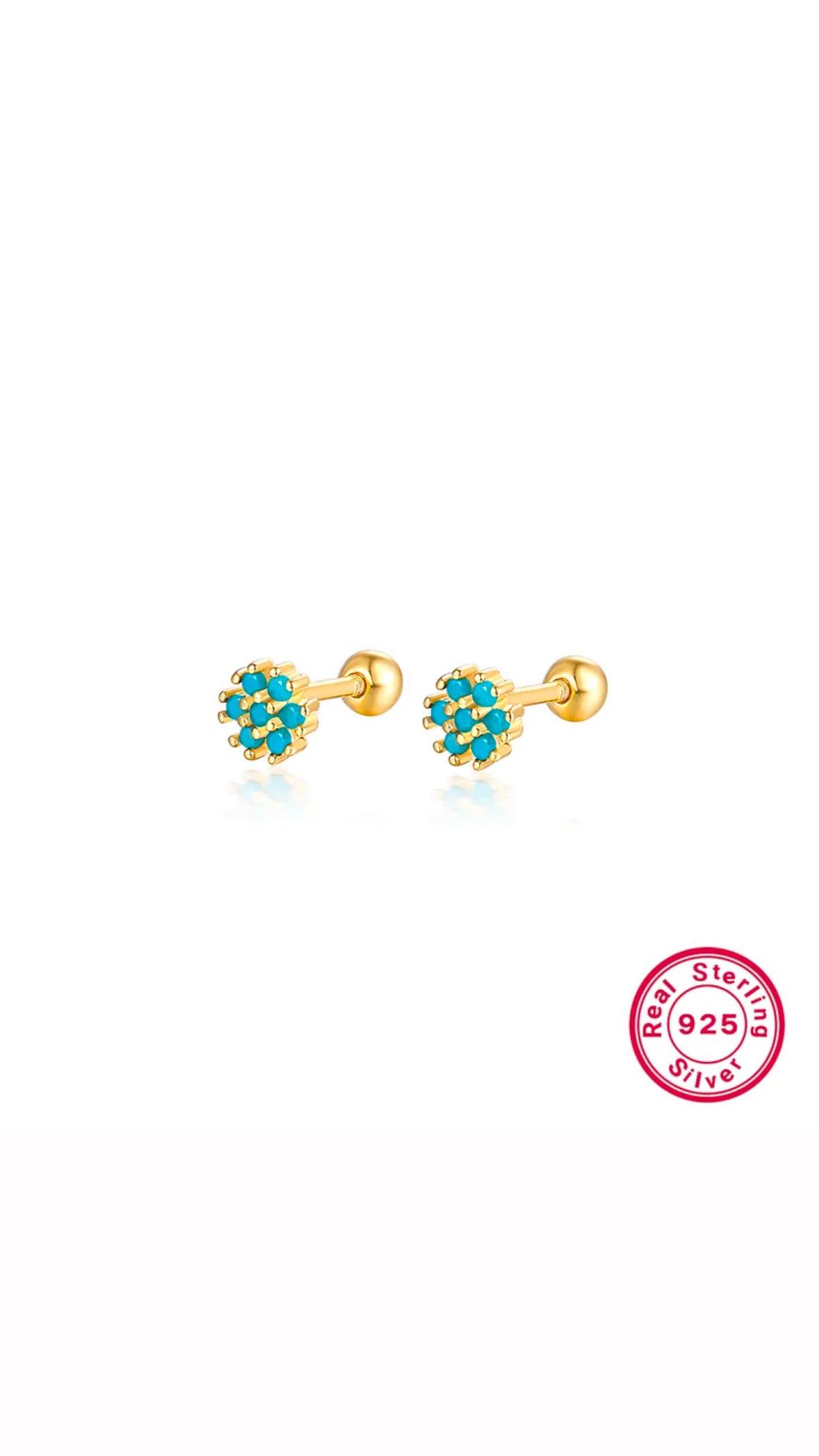 Spring Flowers Mini Stud