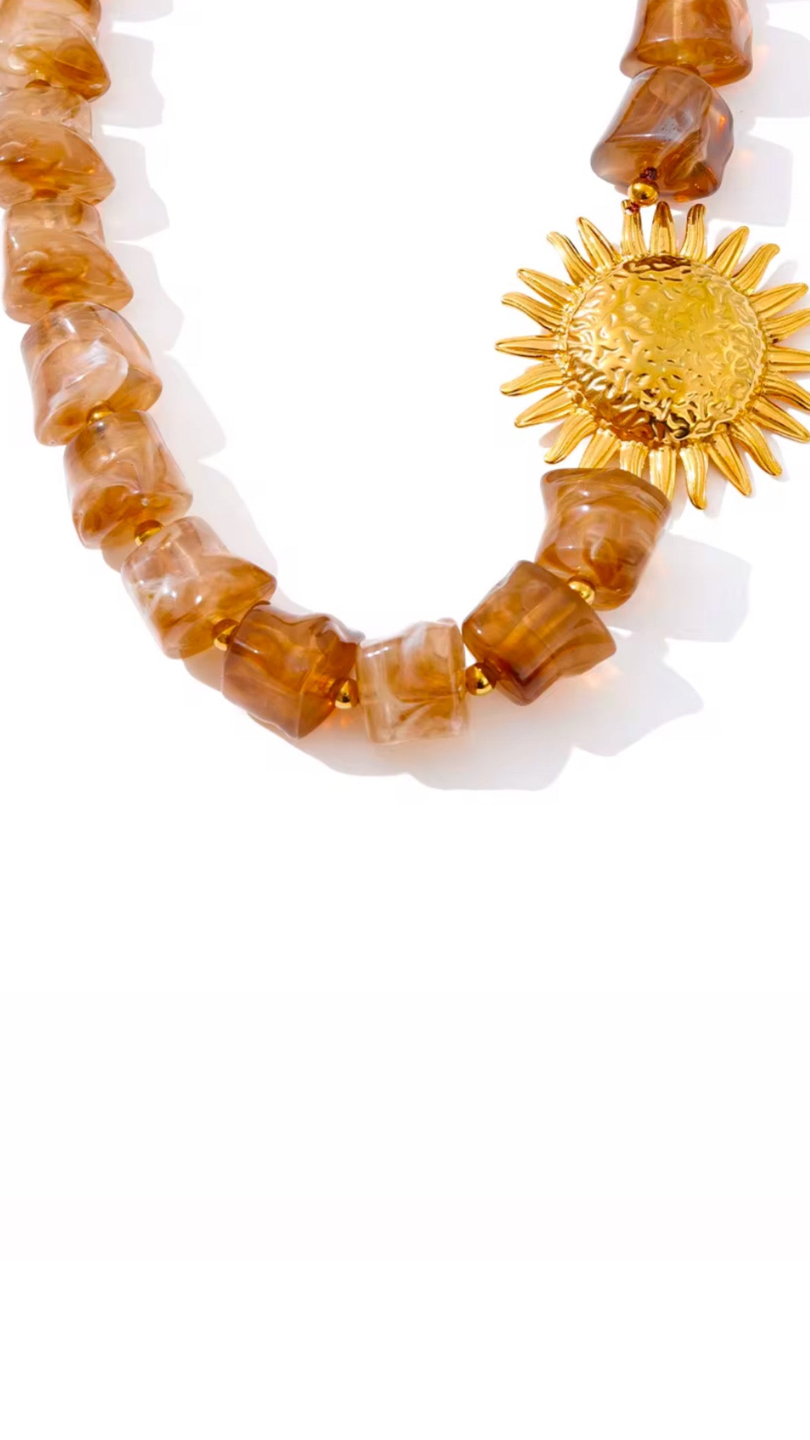 Sunflower Necklace