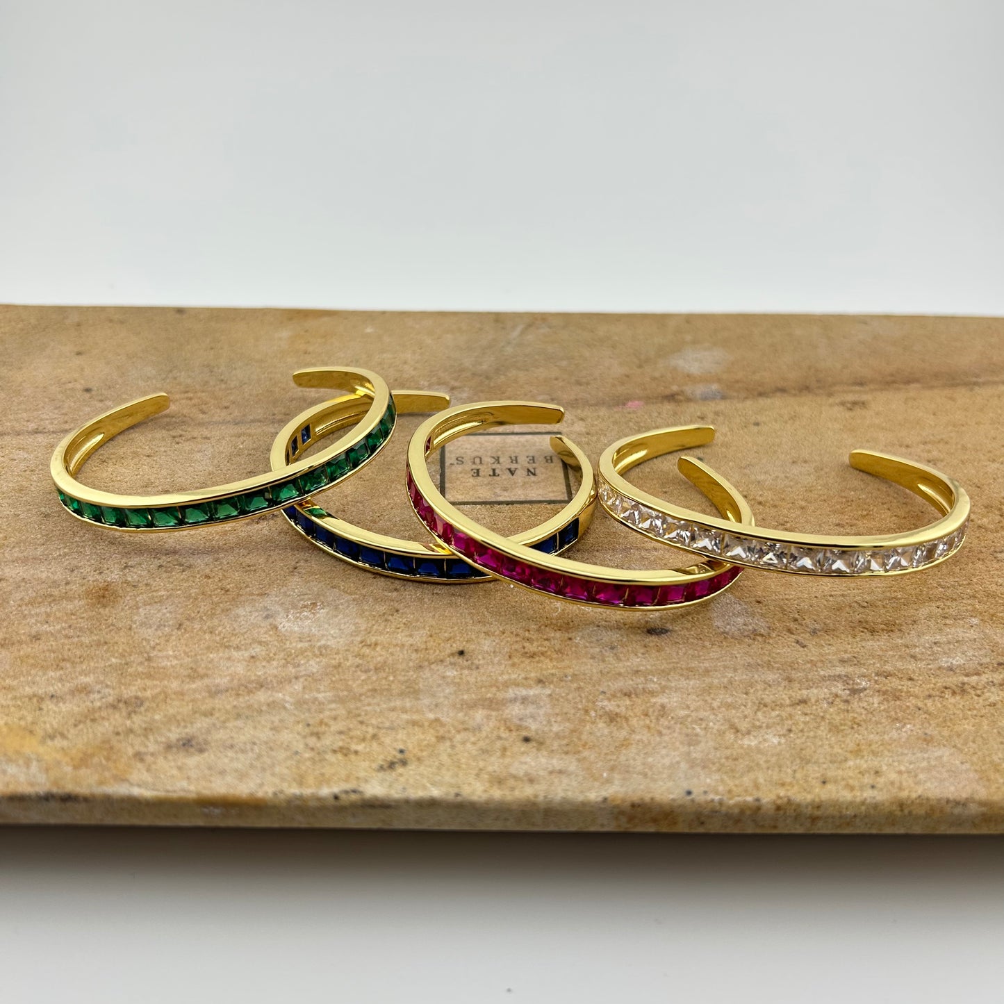 Zirconium Cuff Bracelets