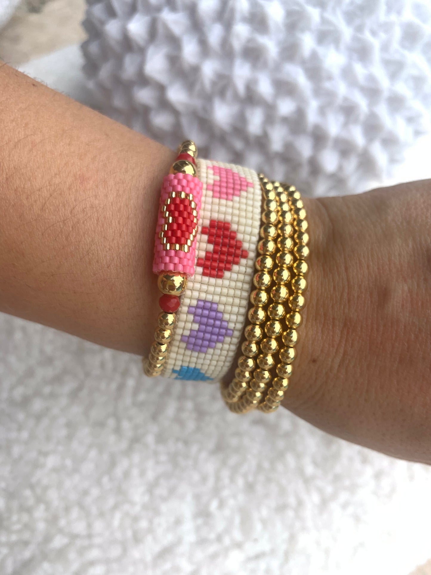 Colorful Heart Bracelet