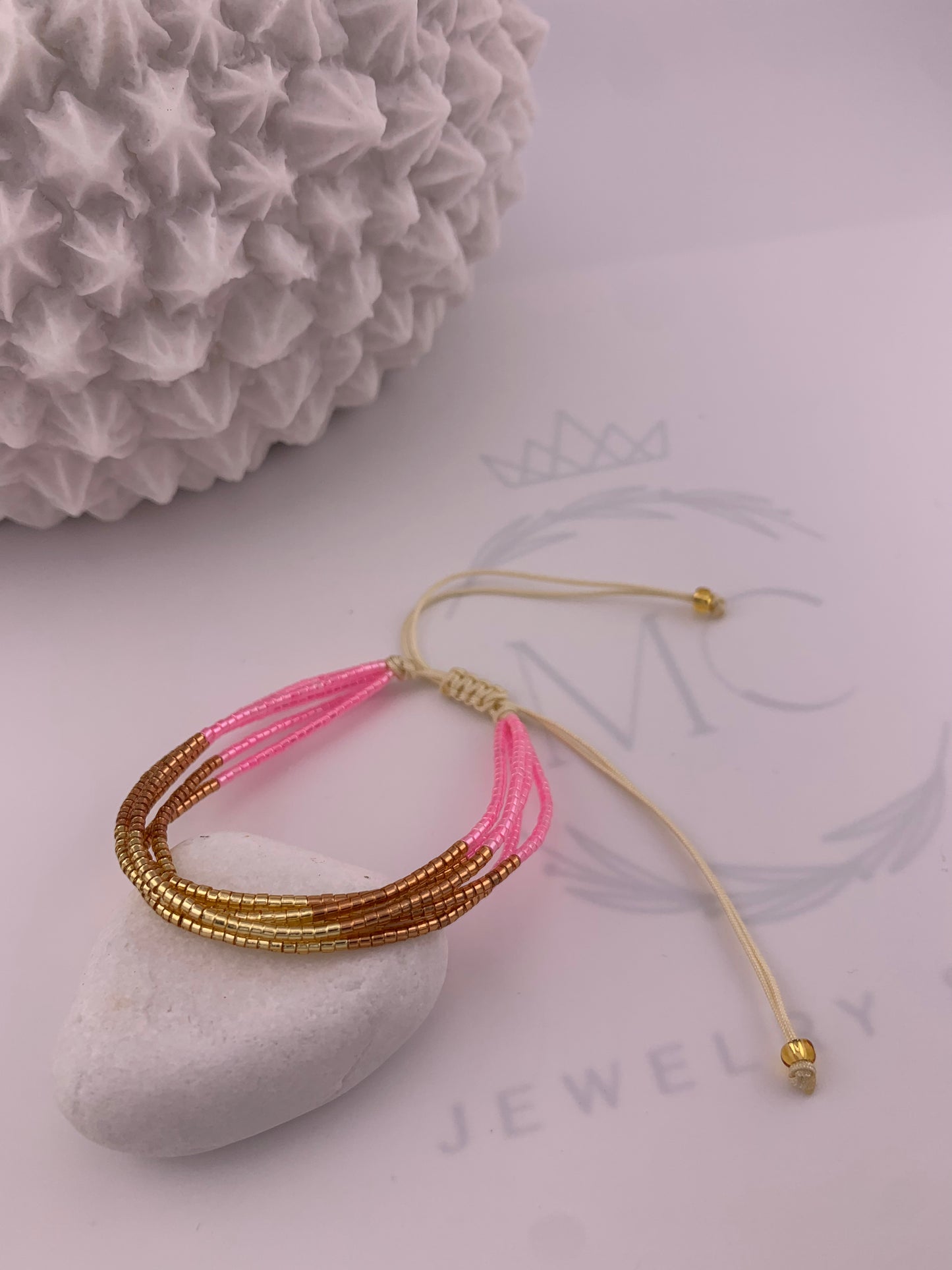 Multilayered Miyuki Bracelet