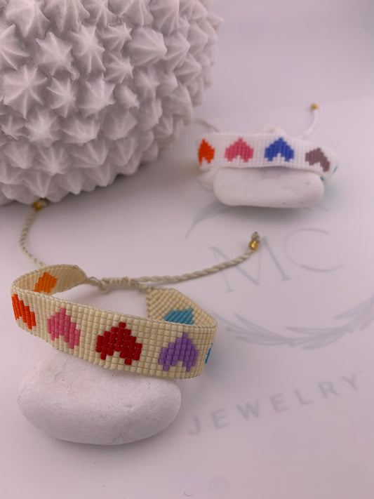 Colorful Heart Bracelet