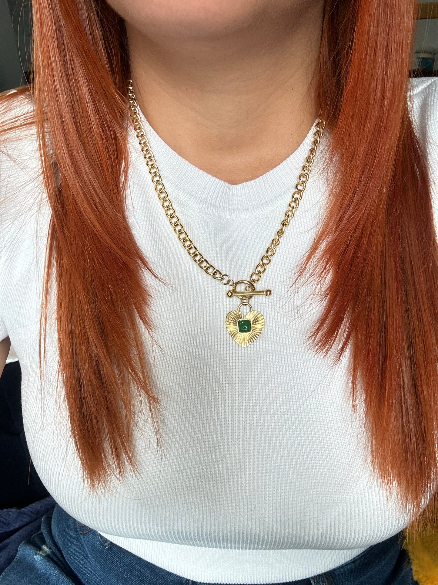 Queen Heart Pendant Necklace