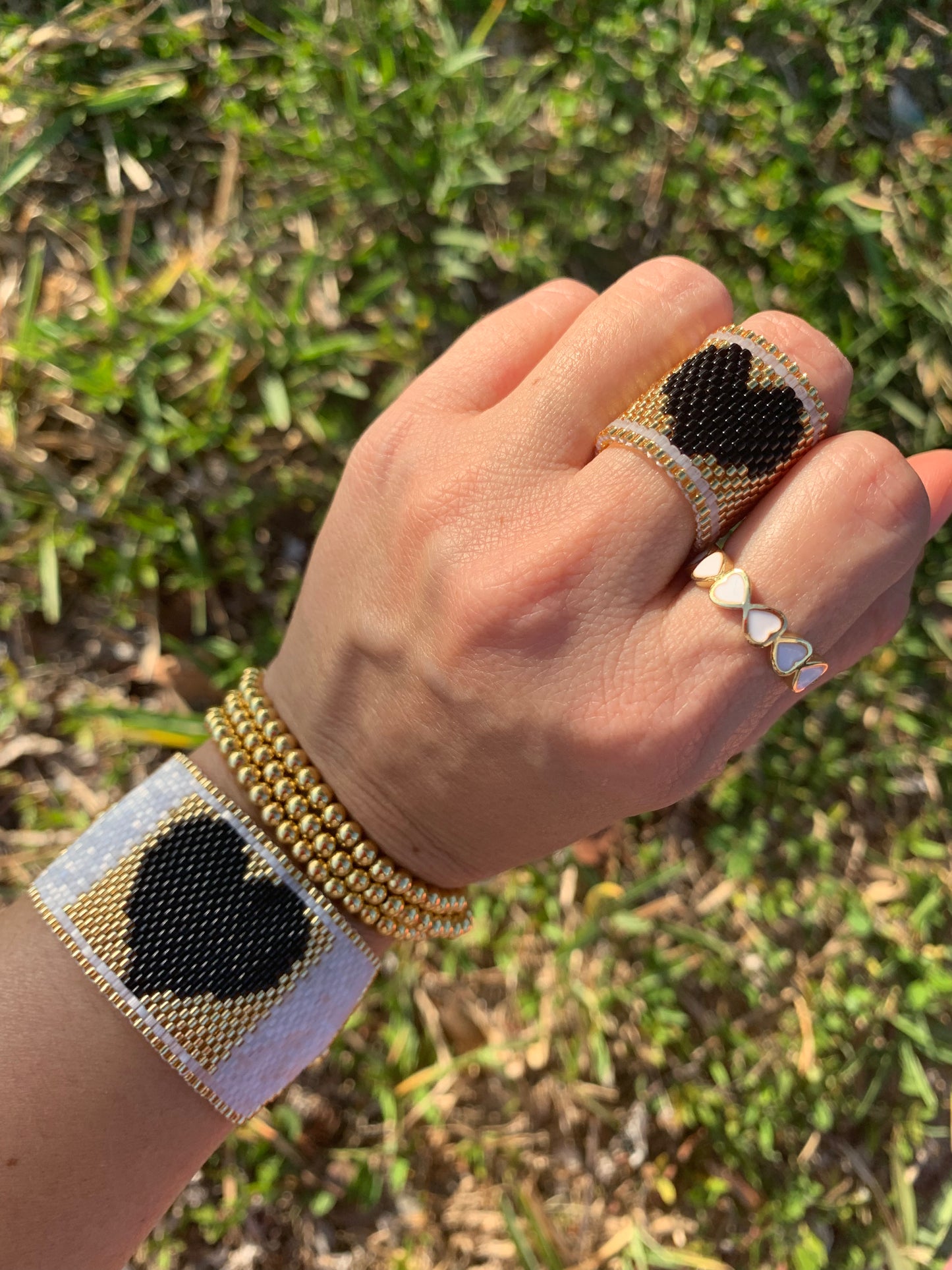 Amour Miyuki Breads Ring