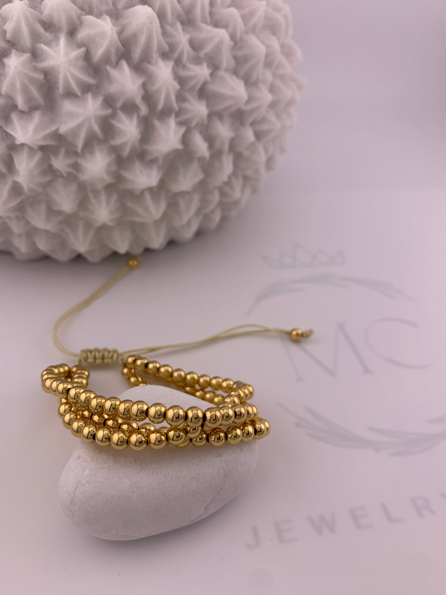 Gold Beads Bracelet