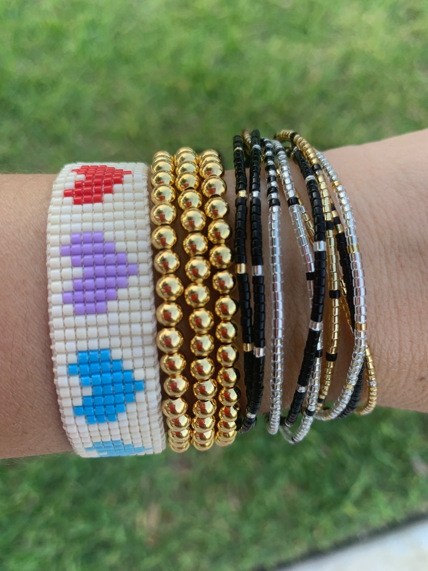 Colorful Heart Bracelet