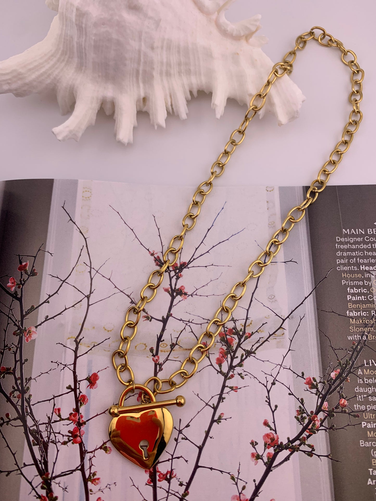 Gold Heart Necklace